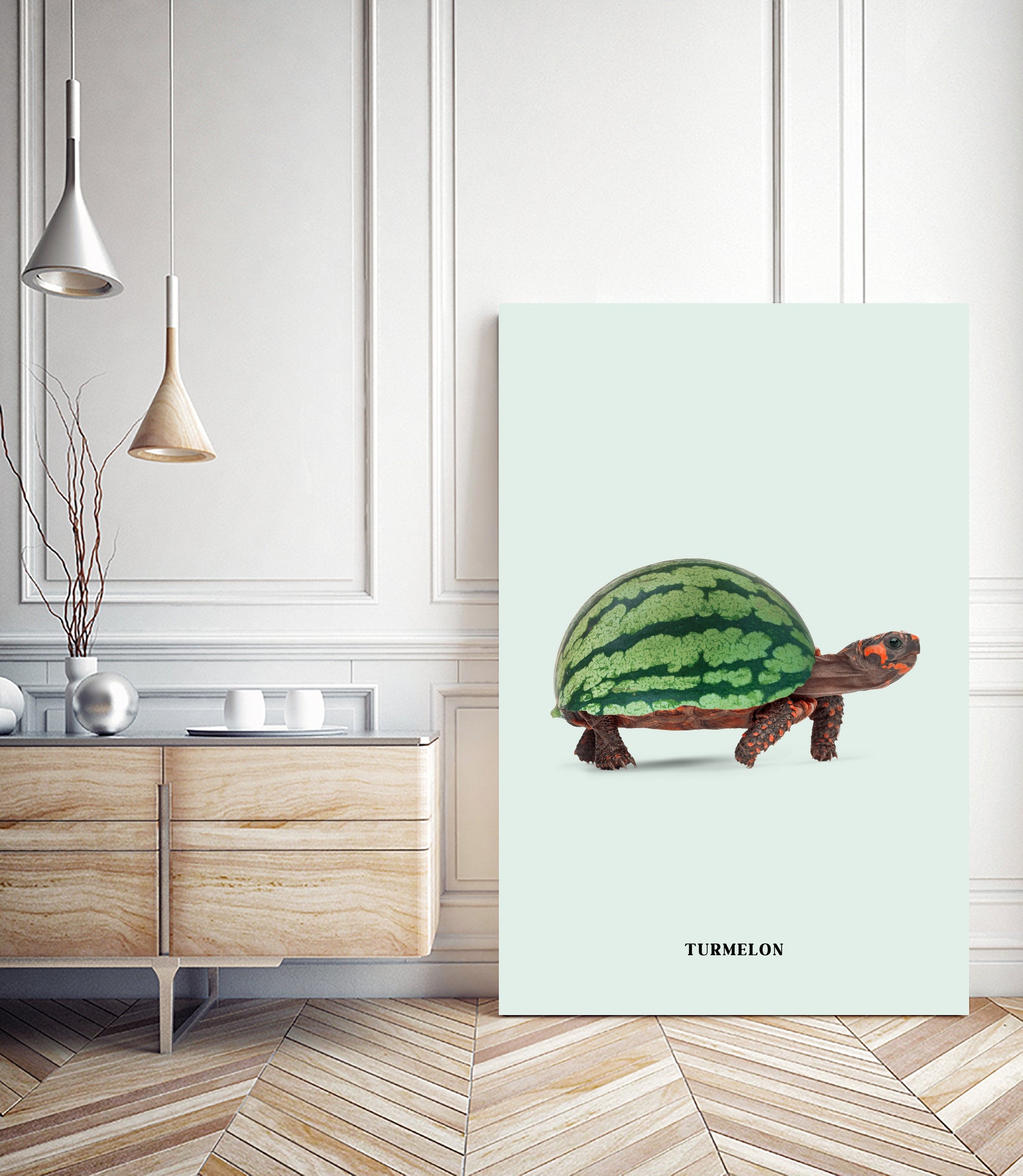 Turmelon by Jonas Loose on GIANT ART - green photo manipulation