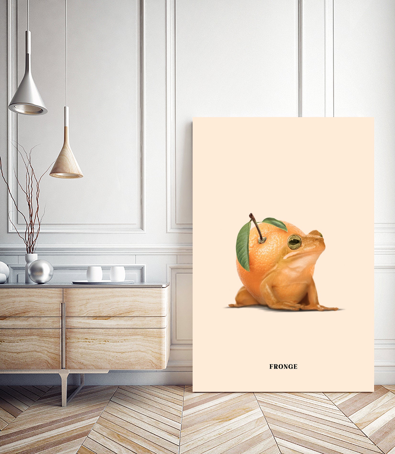 Fronge by Jonas Loose on GIANT ART - yellow photo manipulation