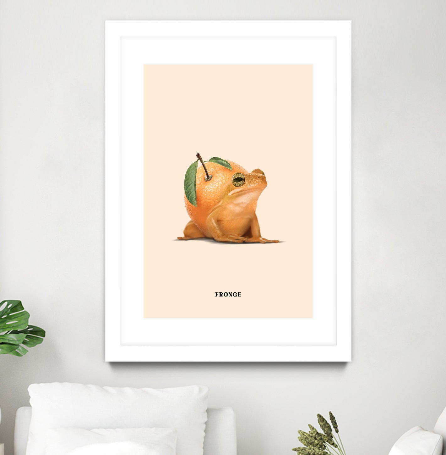 Fronge by Jonas Loose on GIANT ART - yellow photo manipulation