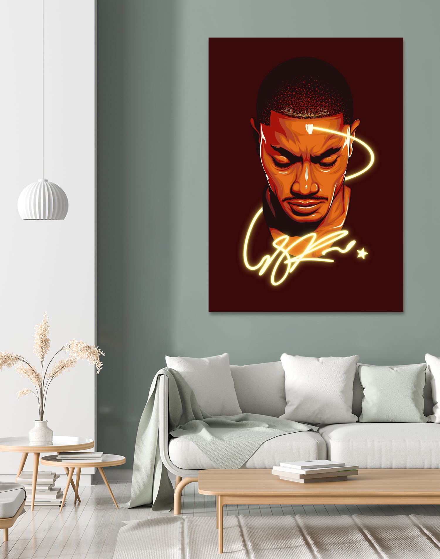 Derrick "Windy City Assassin" Rose by Zildjian Magante on GIANT ART - red digital drawing