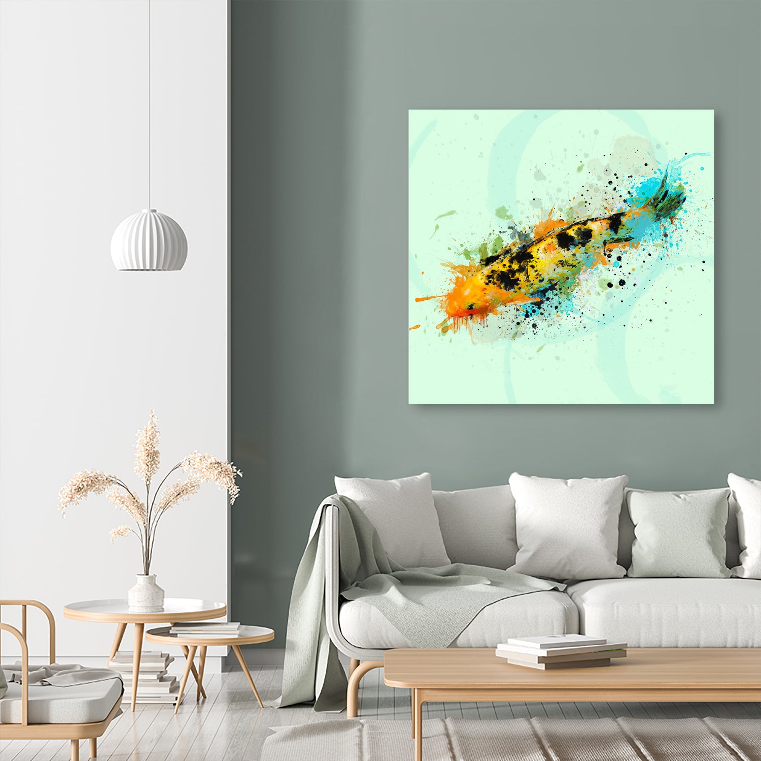 Carpa by Marcelo Simioni on GIANT ART - orange digital painting