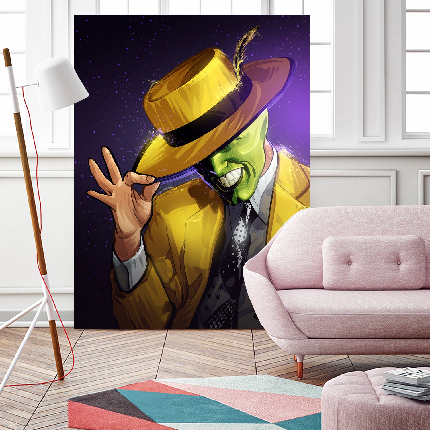The Mask by Nikita Abakumov on GIANT ART - yellow digital painting