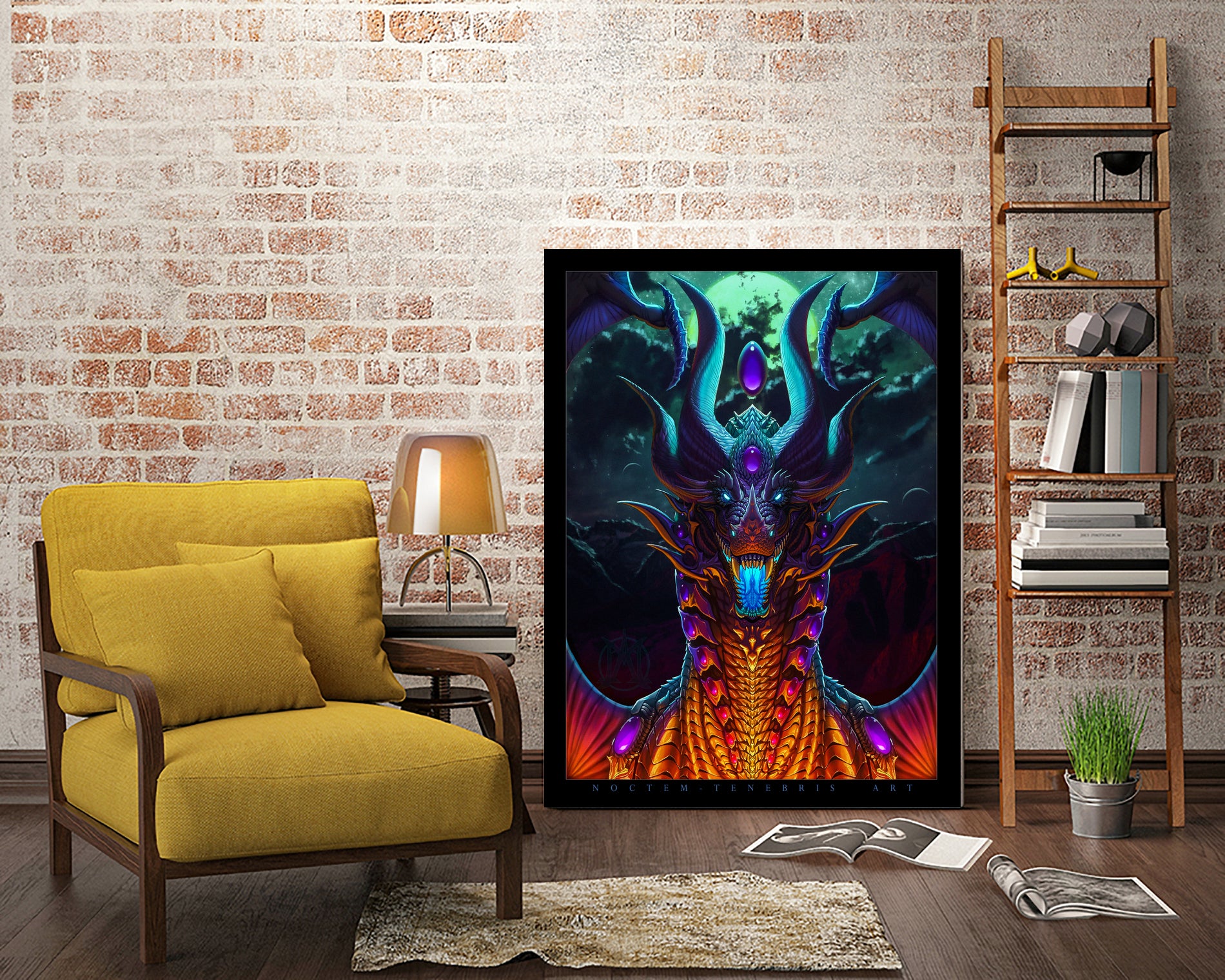 Night of the Rukutarennact by Aubrey Mills on GIANT ART - black digital painting