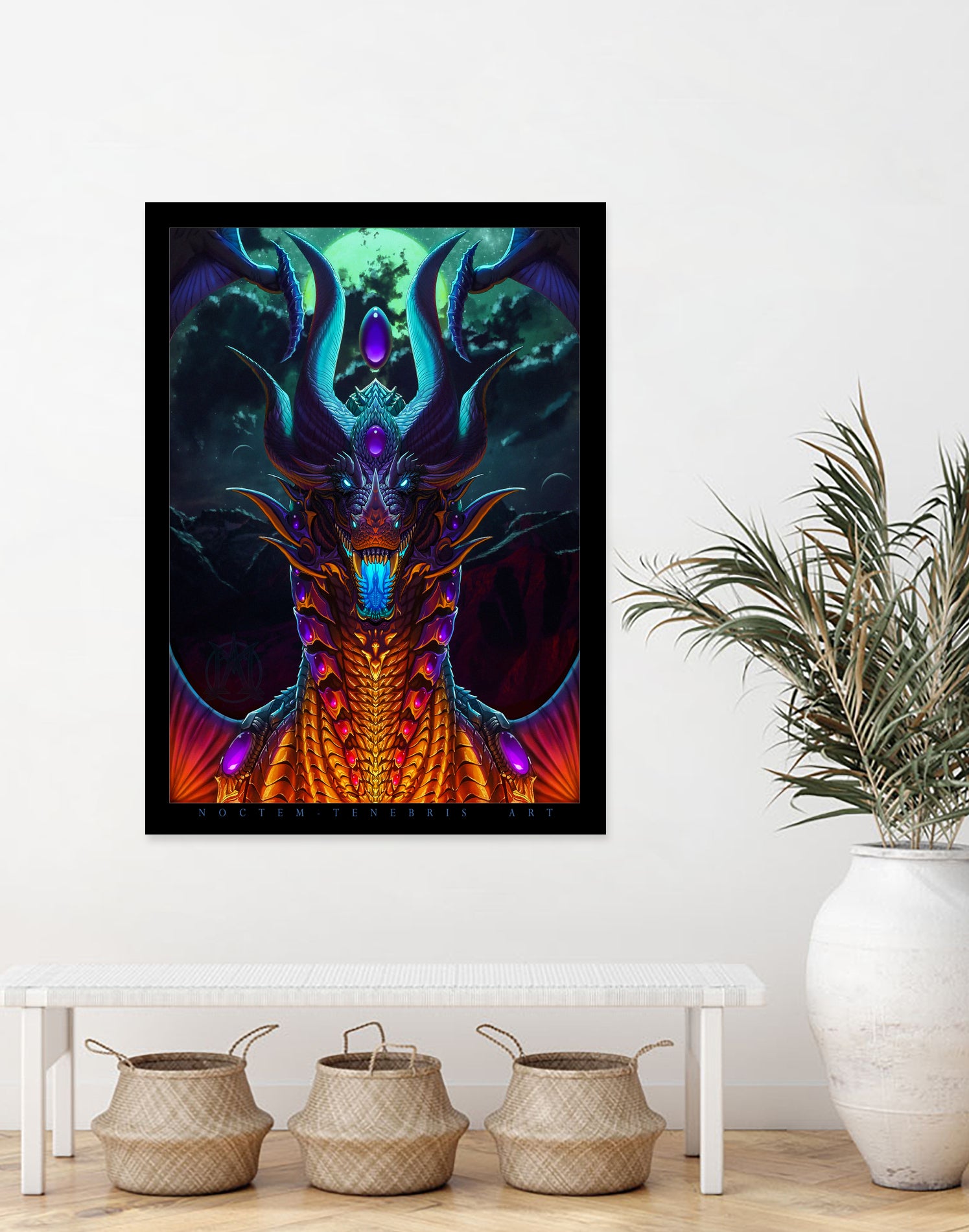 Night of the Rukutarennact by Aubrey Mills on GIANT ART - black digital painting