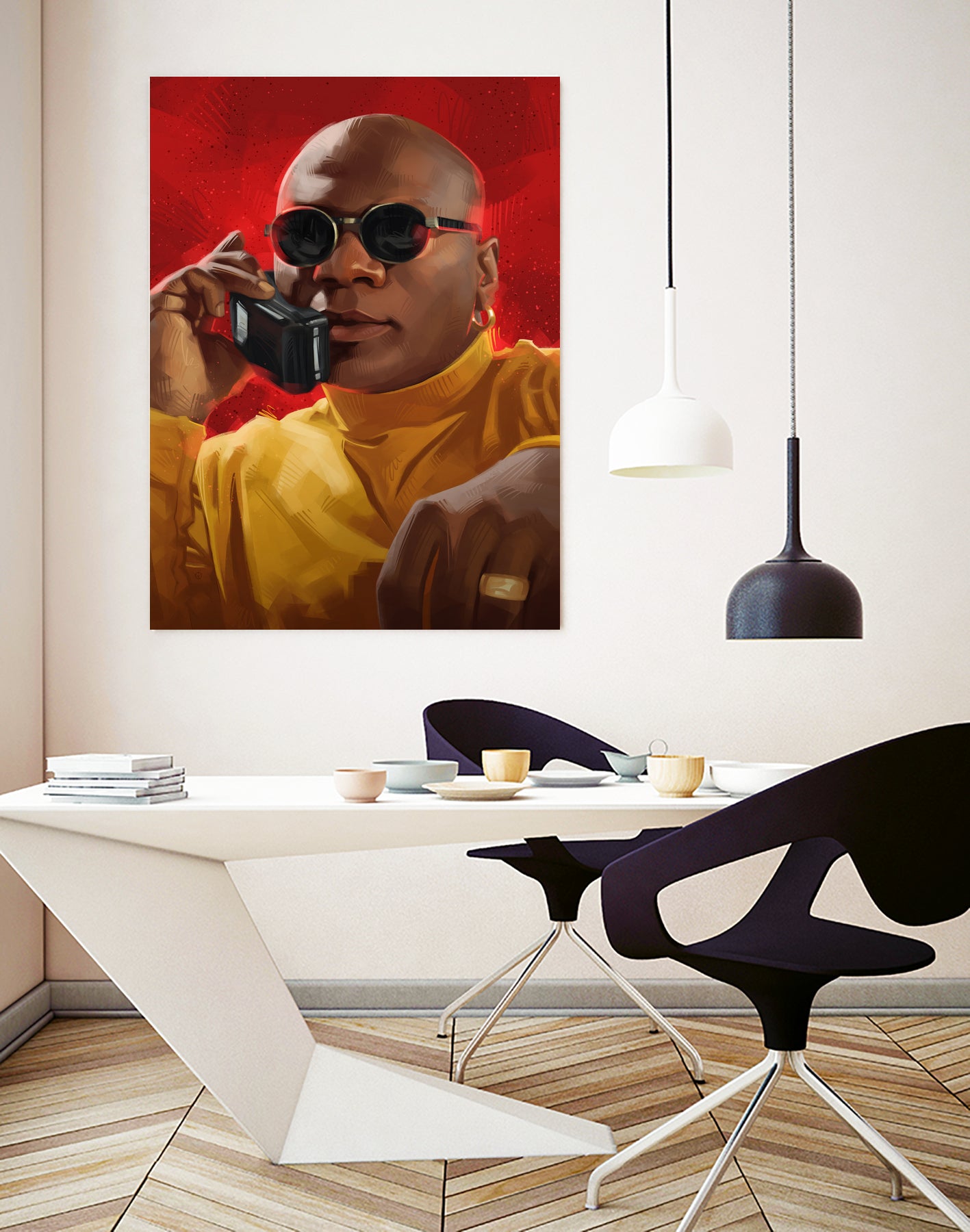 Marsellus Wallace Phone by Nikita Abakumov on GIANT ART - red digital painting