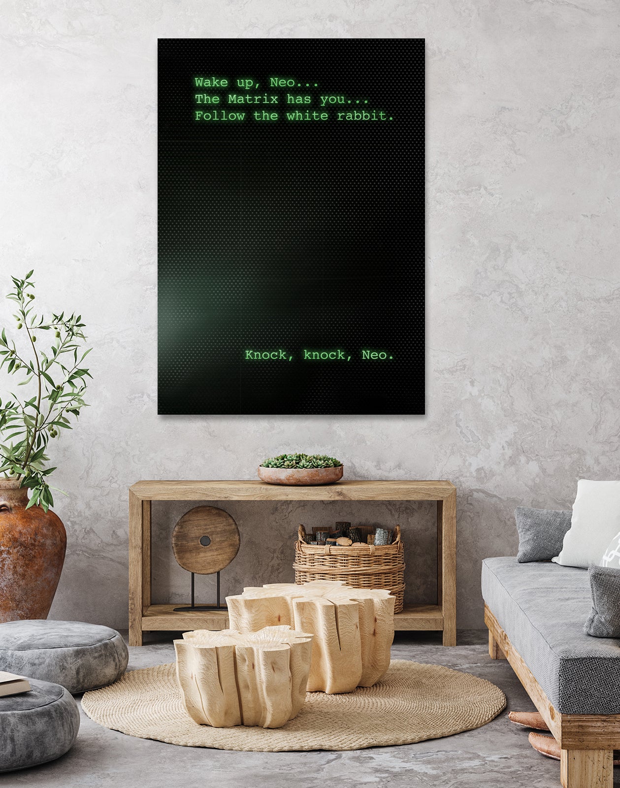 The Matrix Wake Up by Nikita Abakumov on GIANT ART - green digital painting