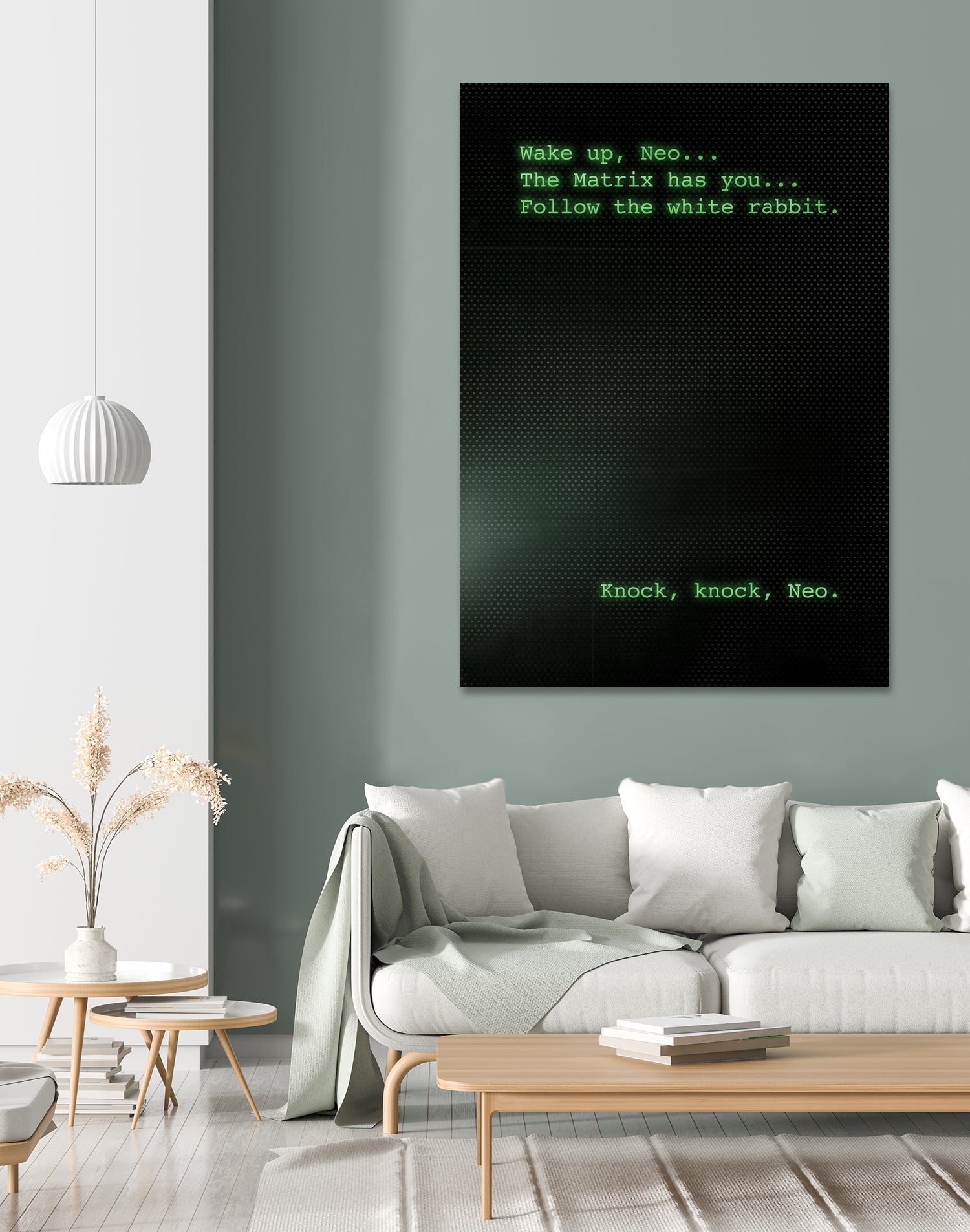 The Matrix Wake Up by Nikita Abakumov on GIANT ART - green digital painting