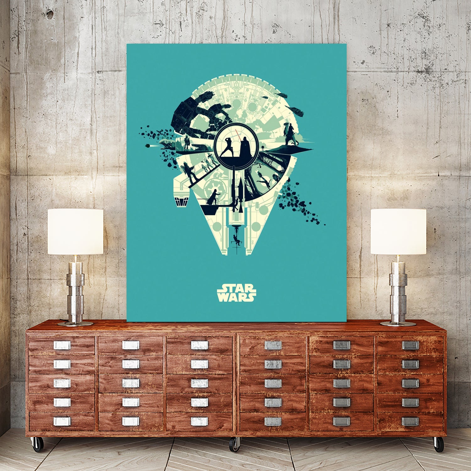 Star Wars by Movie Network on GIANT ART - white digital drawing