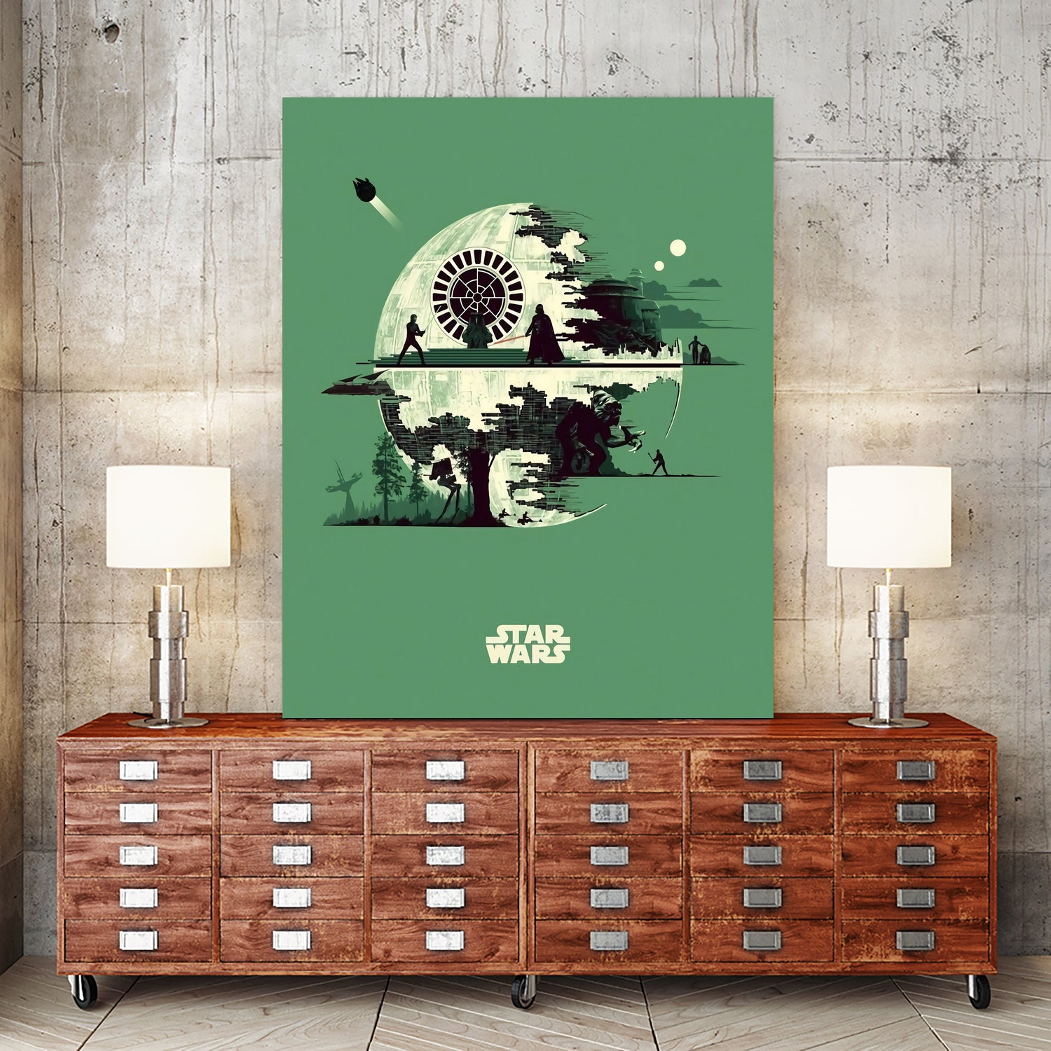 Star Wars by Movie Network on GIANT ART - white digital drawing