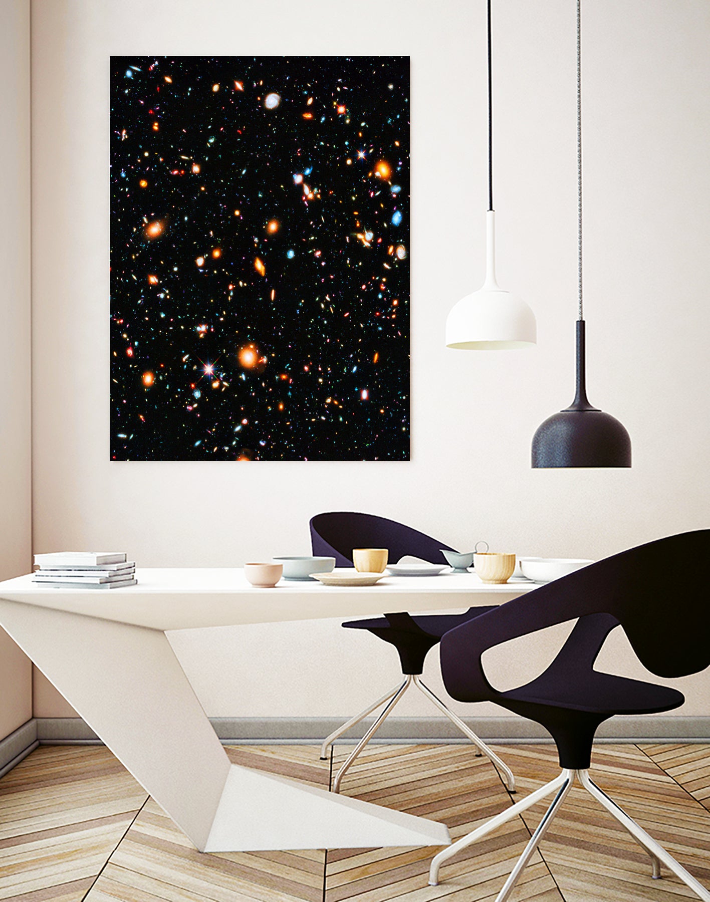 Hubble Ultra Deep Field by Ed Trickett on GIANT ART - black photo manipulation