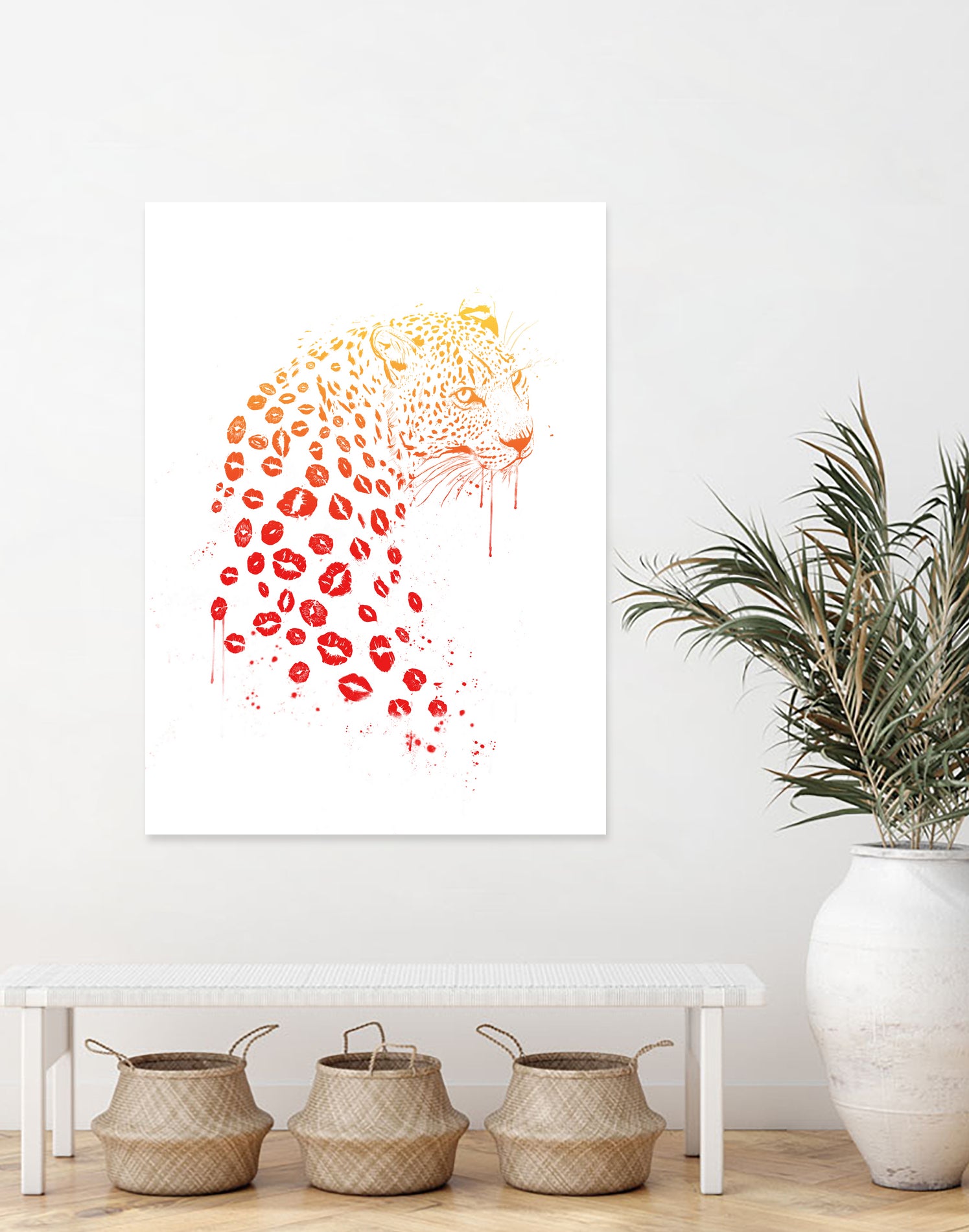 Kiss me by Solti Balázs on GIANT ART - red digital painting