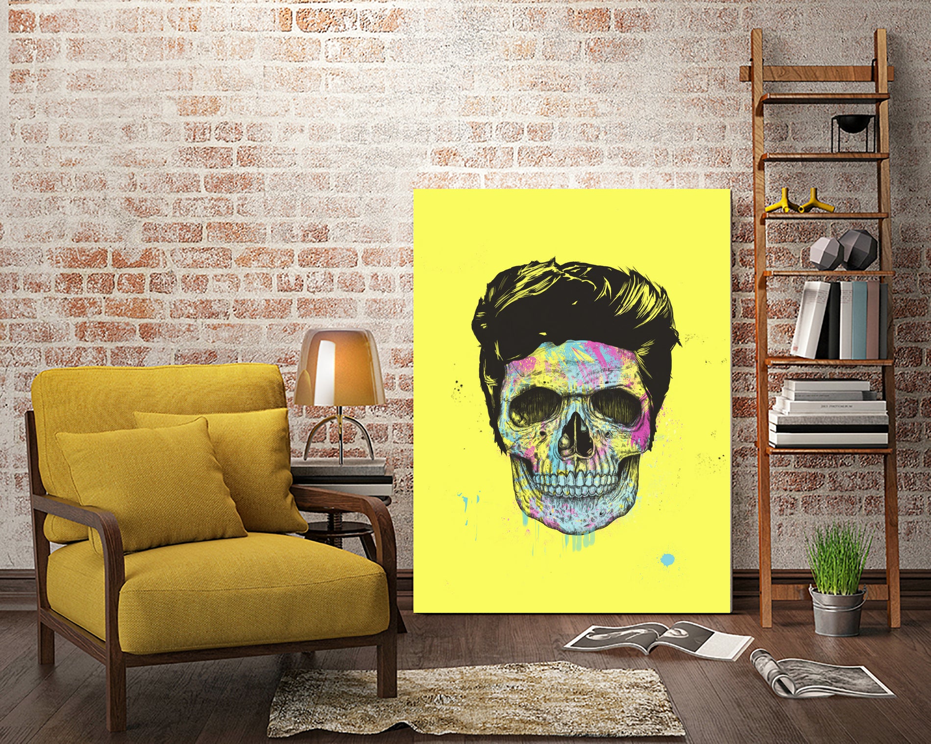 Color your death by Solti Balázs on GIANT ART - yellow digital painting