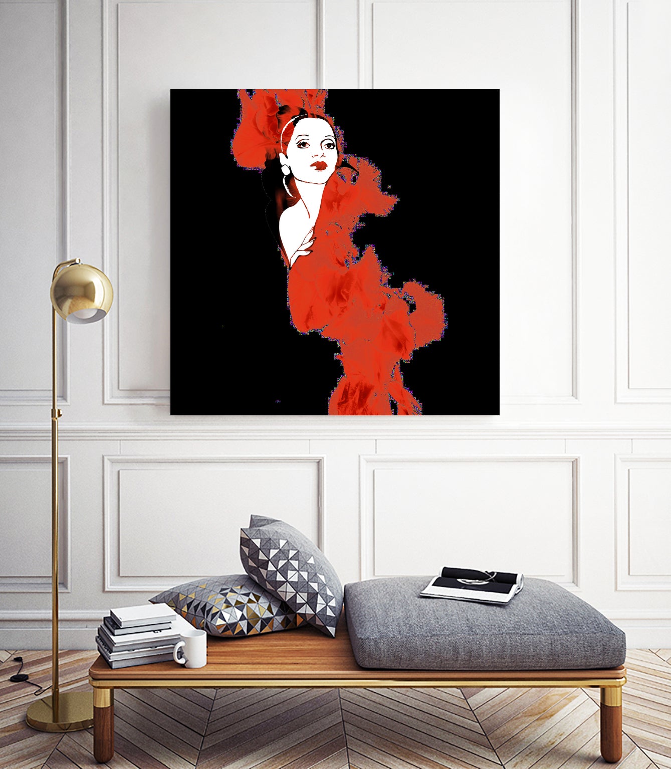Flamenco by Aimer Heinz on GIANT ART - red photo manipulation