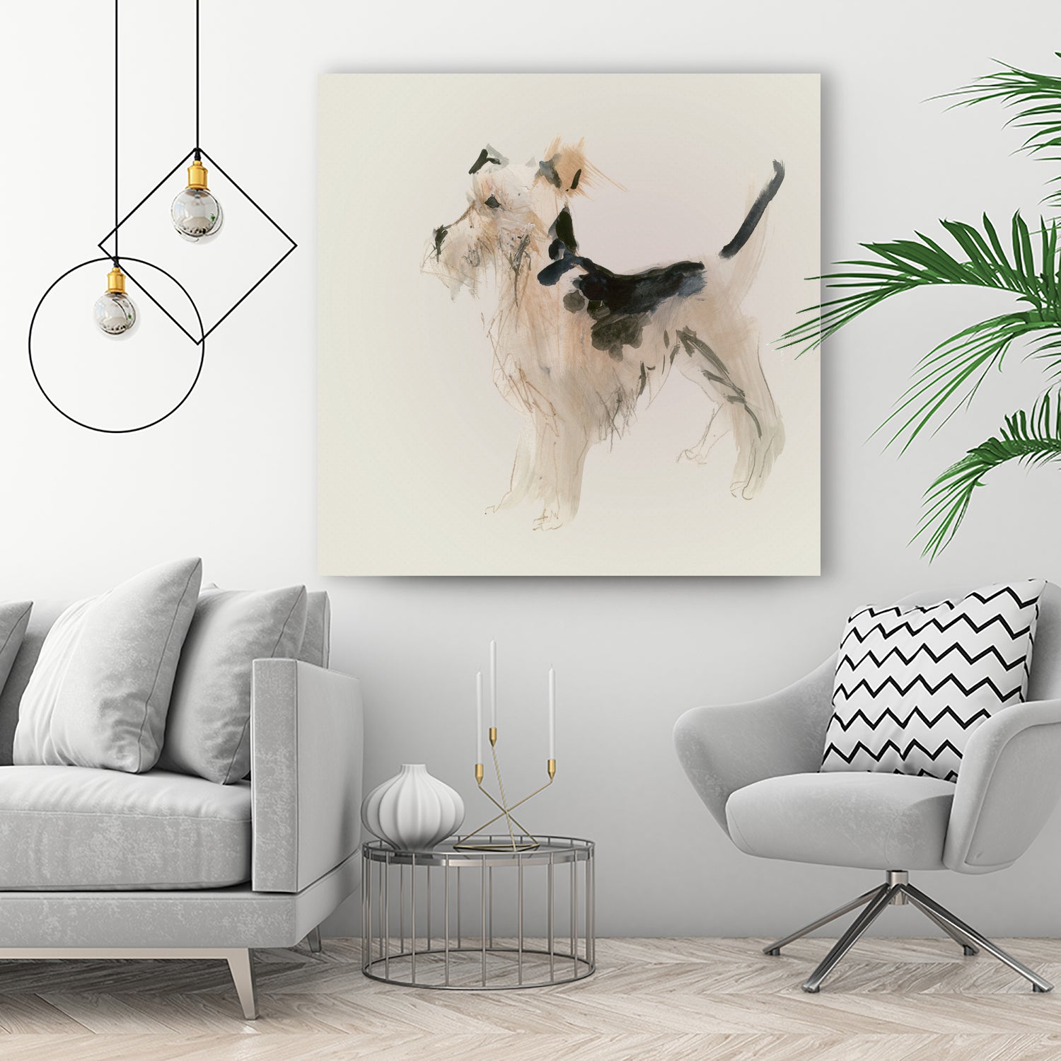 Vicki the Wire Foxy by Sara Ulrich on GIANT ART - brown mixed media