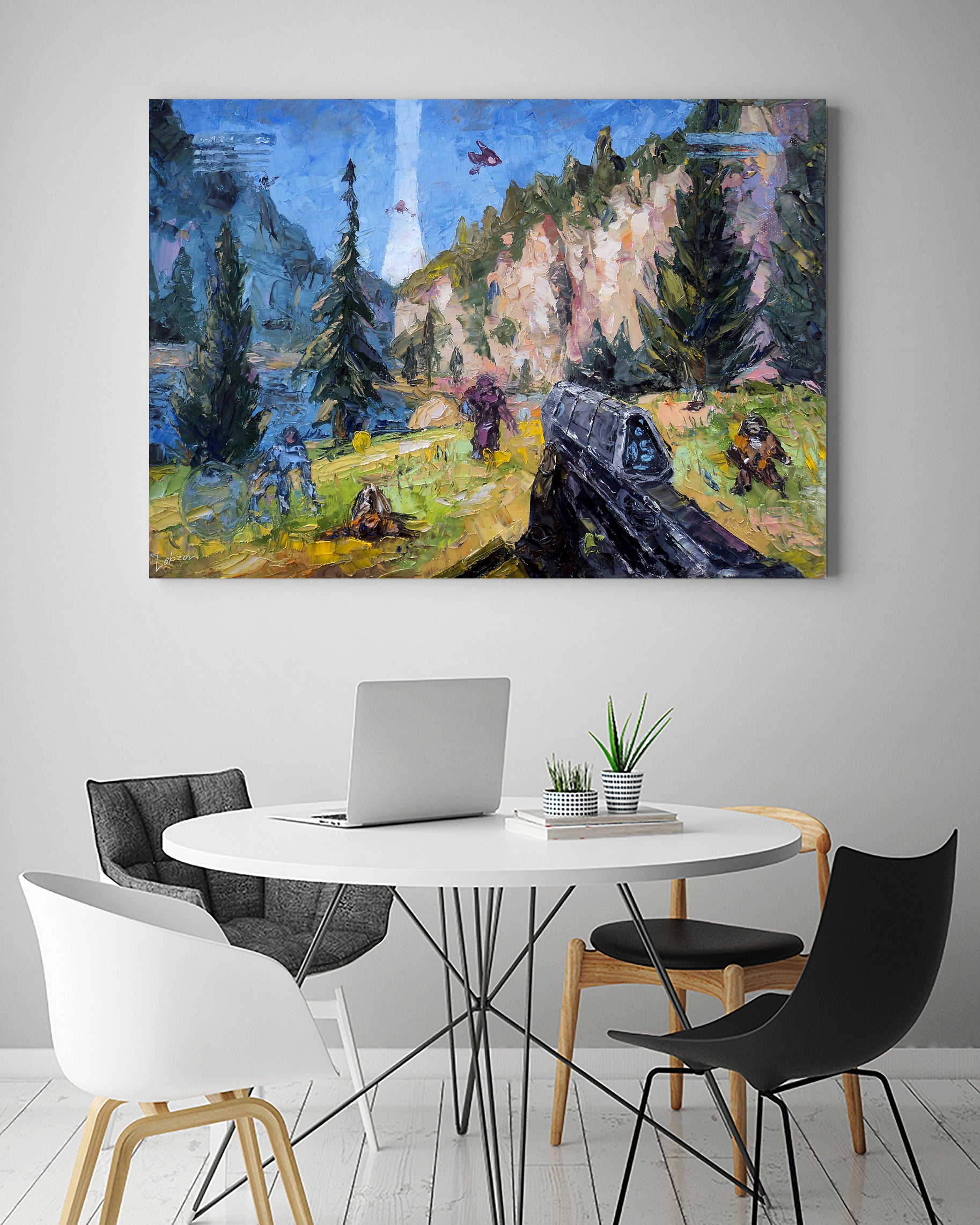 Halo by Nikolay Lobzov on GIANT ART - white character design