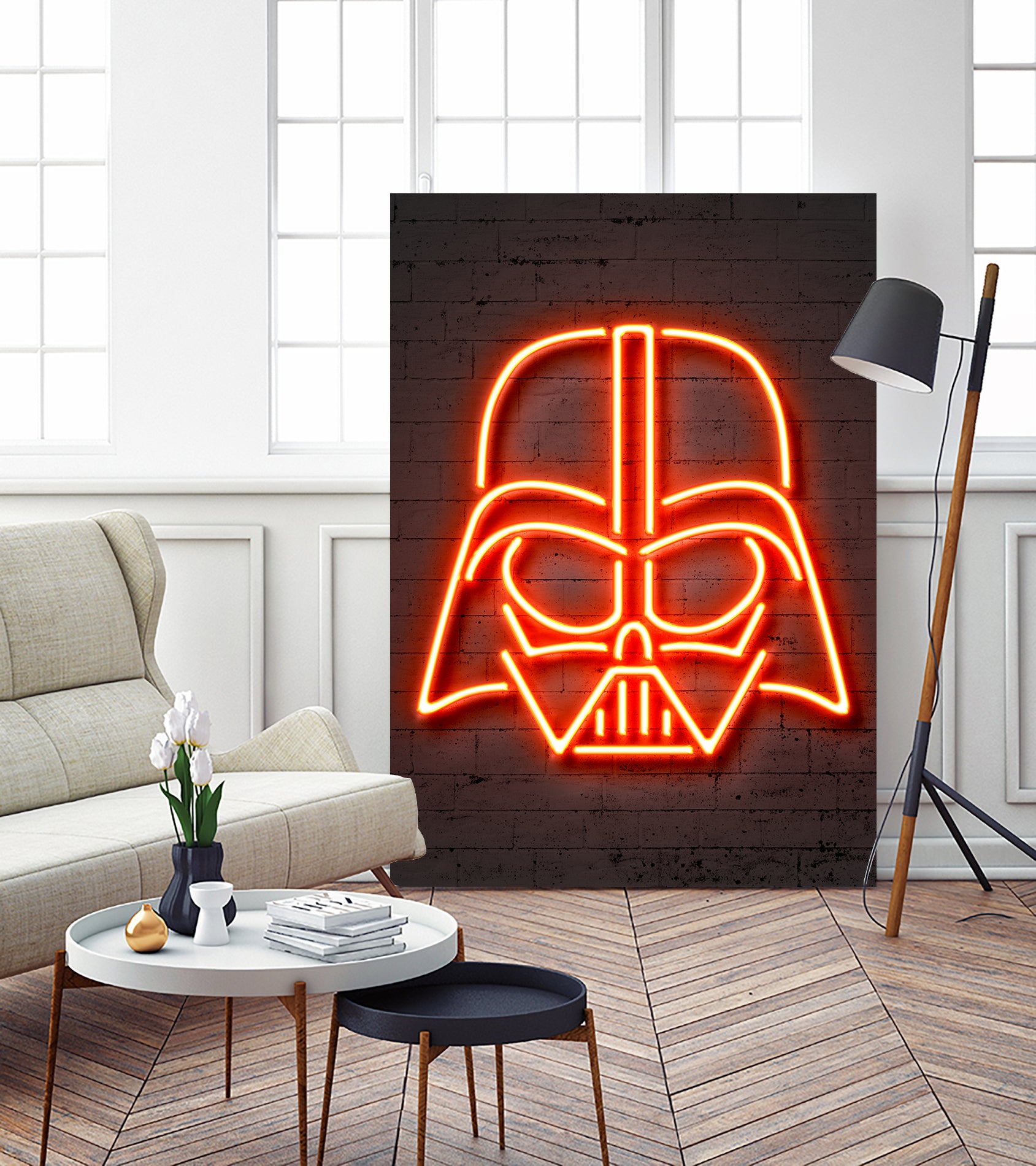 Darth Vader by Octavian Mihai Mielu on GIANT ART - red 3d art