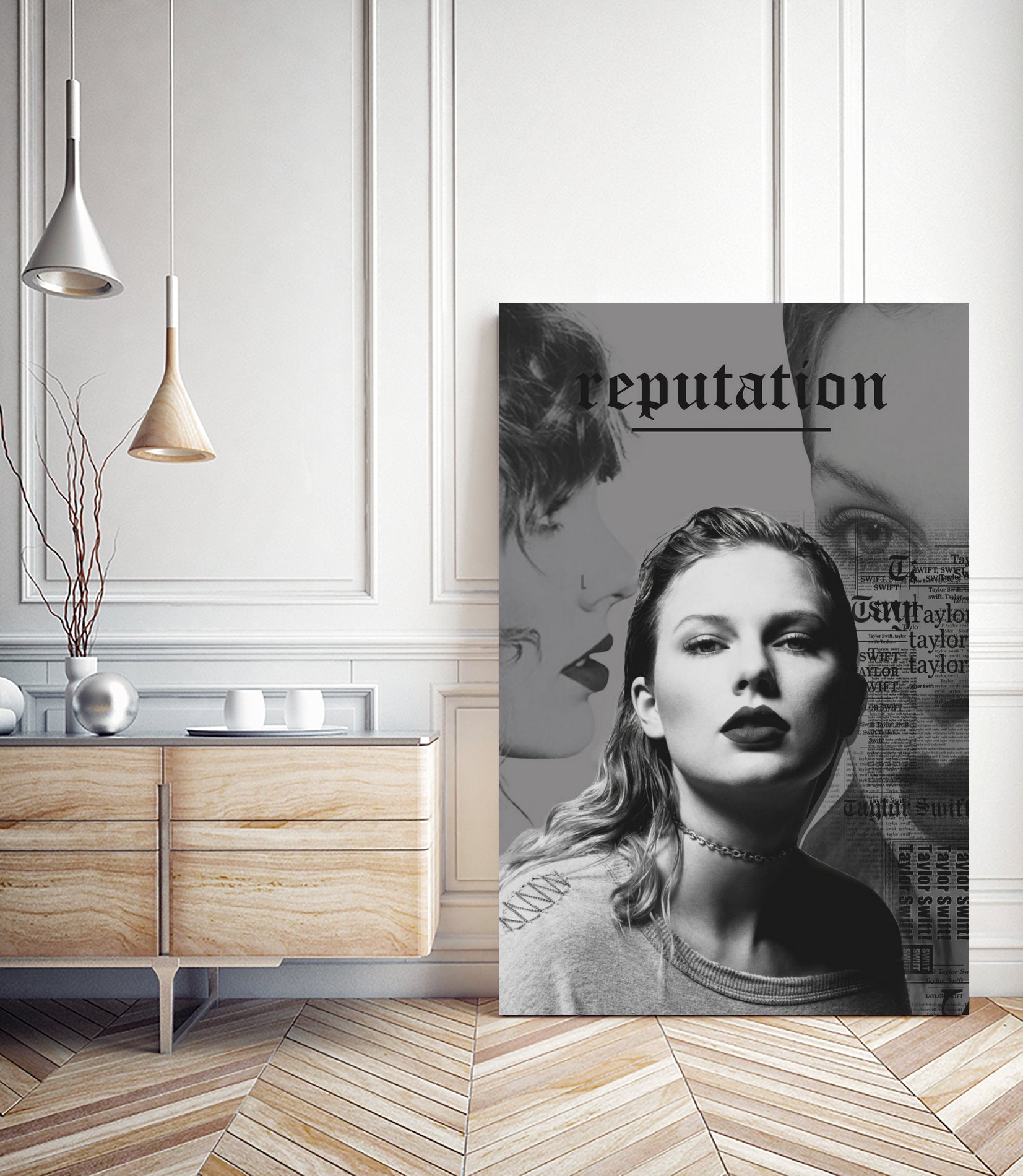 Taylor Swift Reputation Swifties by Nguyet Nguyen Thi Bich on GIANT ART - white digital painting