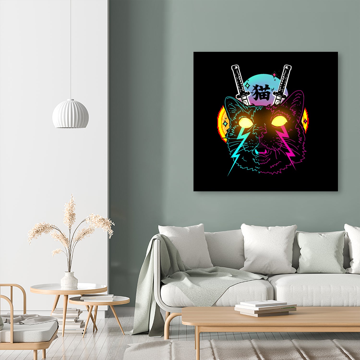 Cyber Cat by Tri Haryadi on GIANT ART - black digital drawing