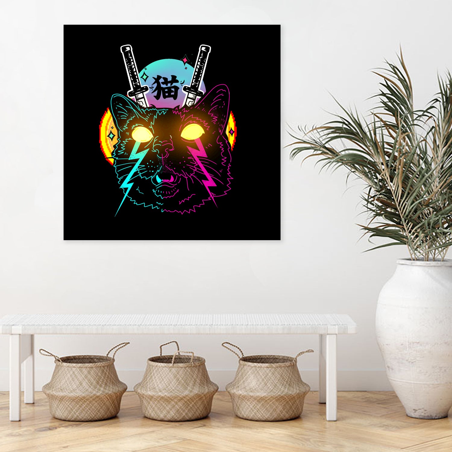 Cyber Cat by Tri Haryadi on GIANT ART - black digital drawing