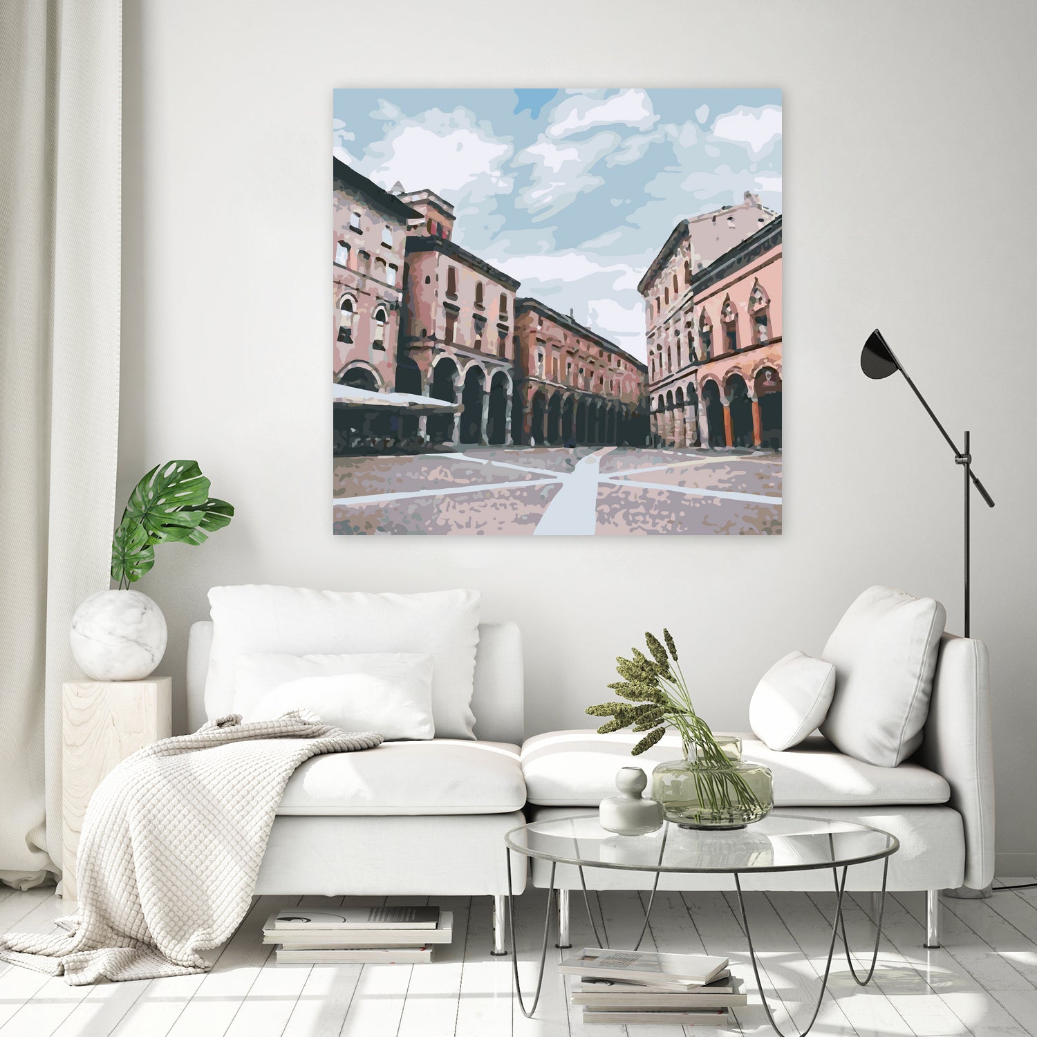Bologna, Italy by Katarina Kasom on GIANT ART - orange digital painting