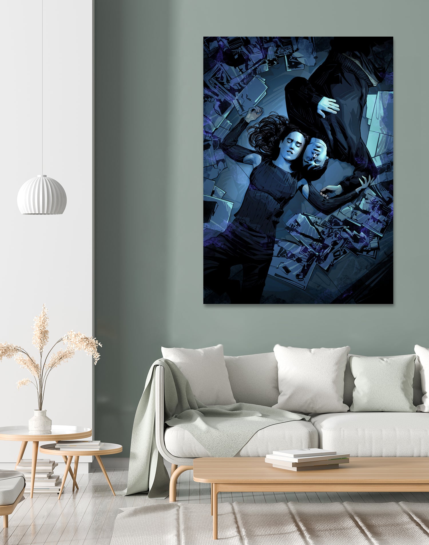 Requiem For A Dream by Nikita Abakumov on GIANT ART - blue digital painting