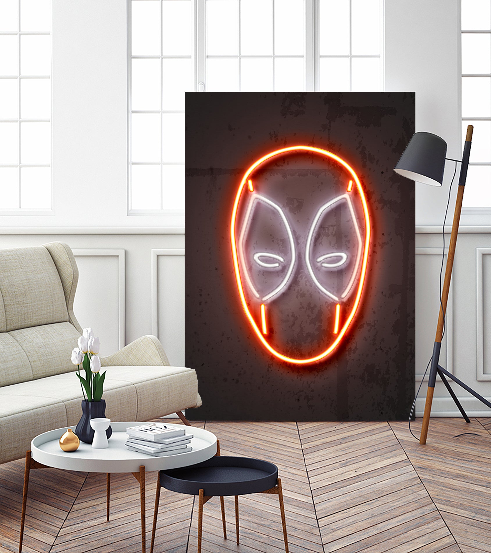 Deadpool by Octavian Mihai Mielu on GIANT ART - red 3d art