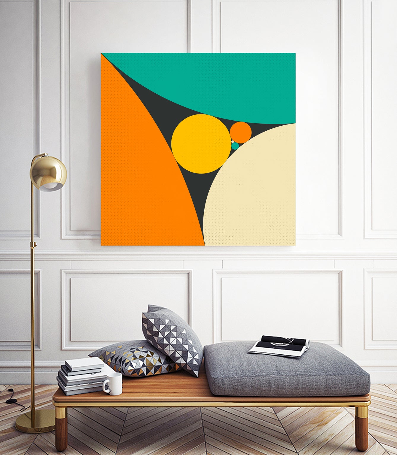 COXETER by Jazzberry Blue on GIANT ART - orange vector illustration