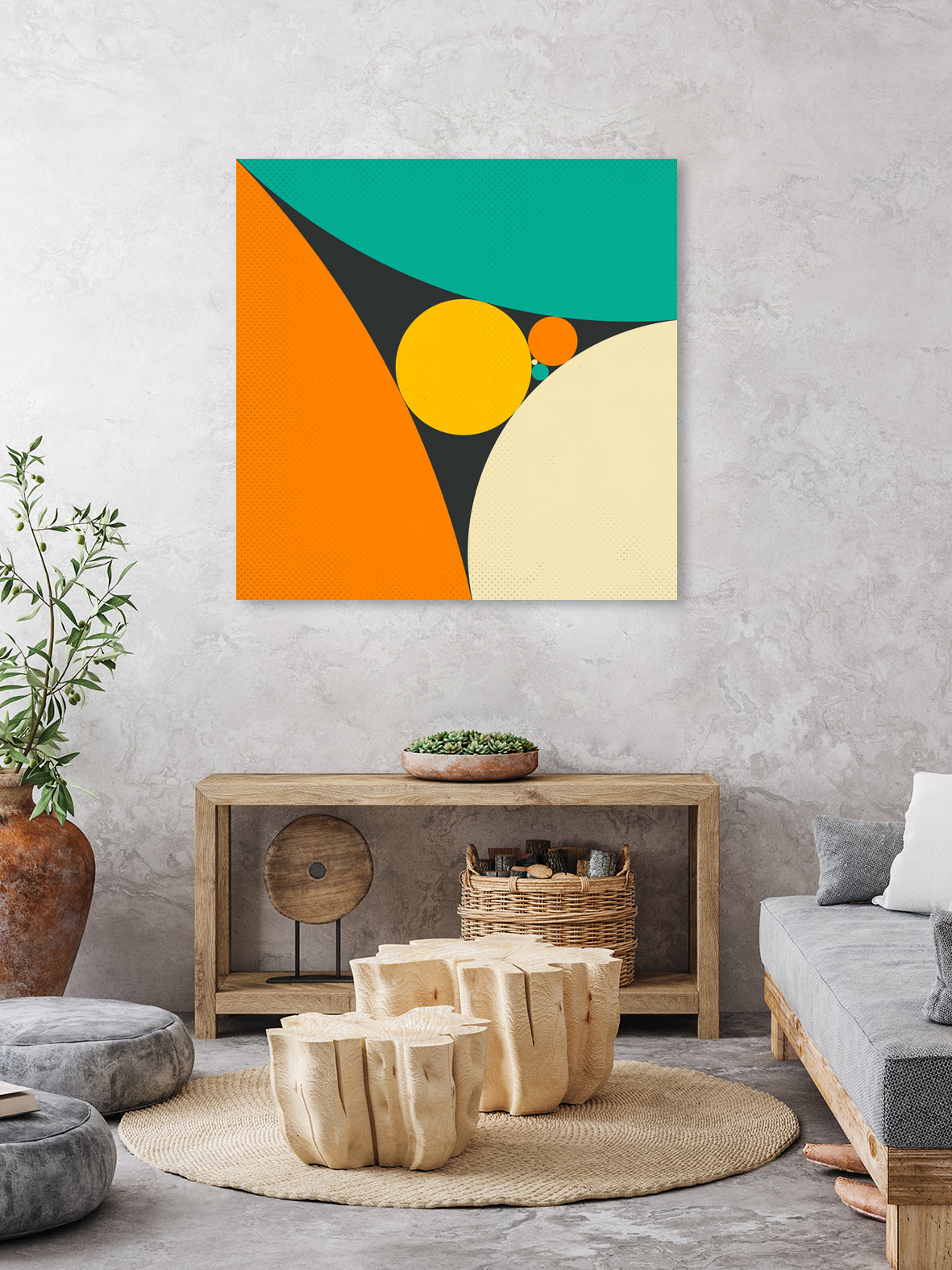 COXETER by Jazzberry Blue on GIANT ART - orange vector illustration