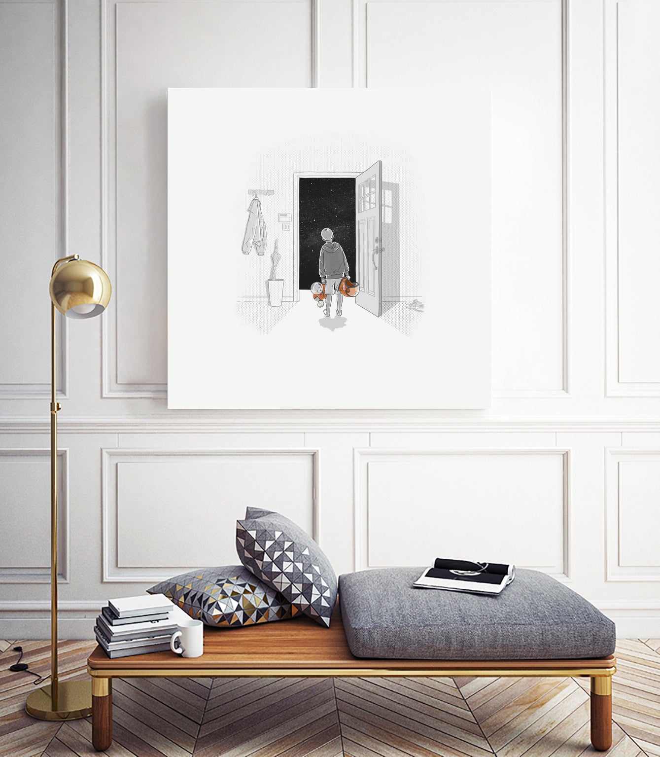 Space Oddity by Jason Ratliff on GIANT ART - white digital painting