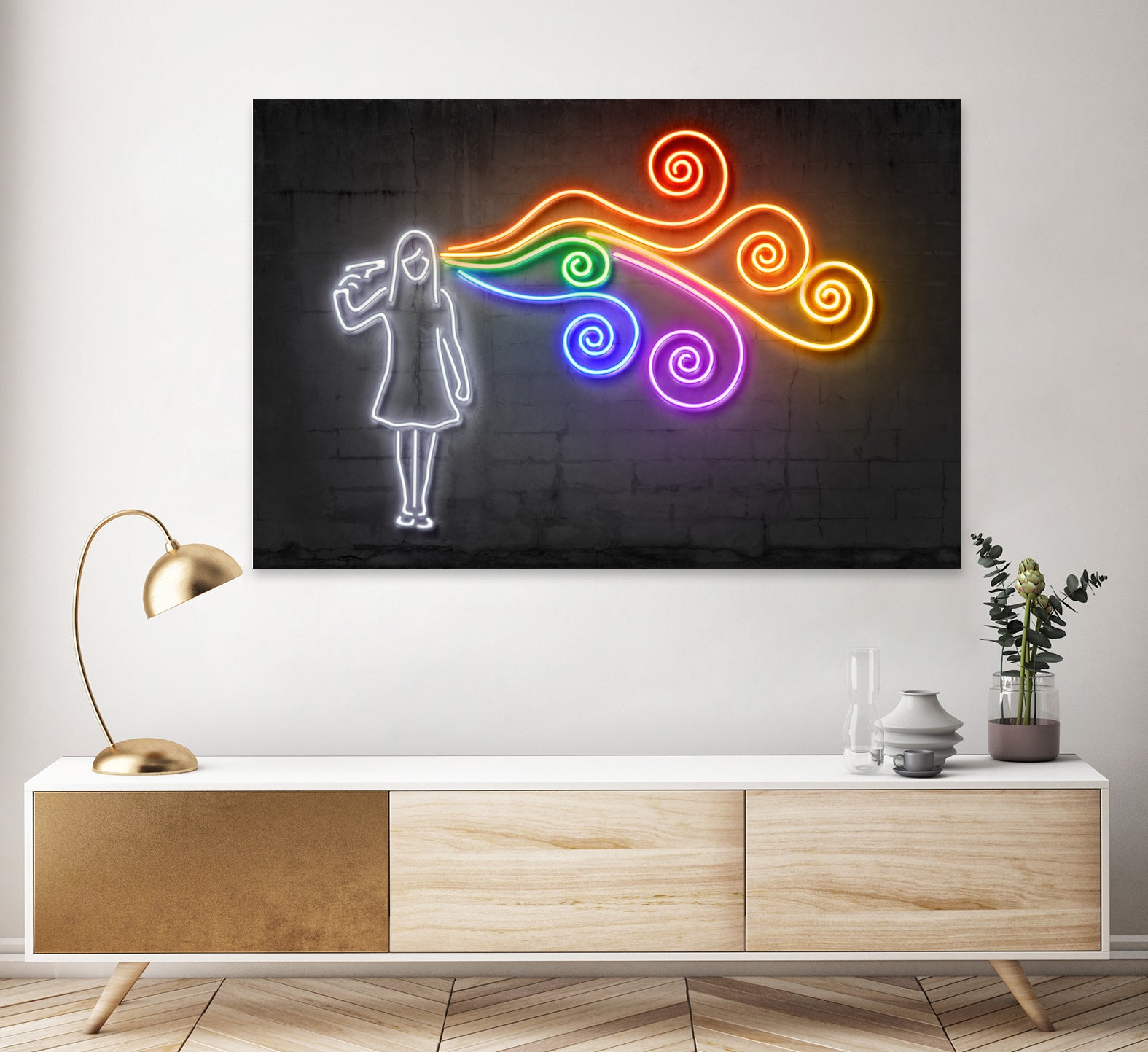 The dark side of mind by Octavian Mihai Mielu on GIANT ART - orange 3d art