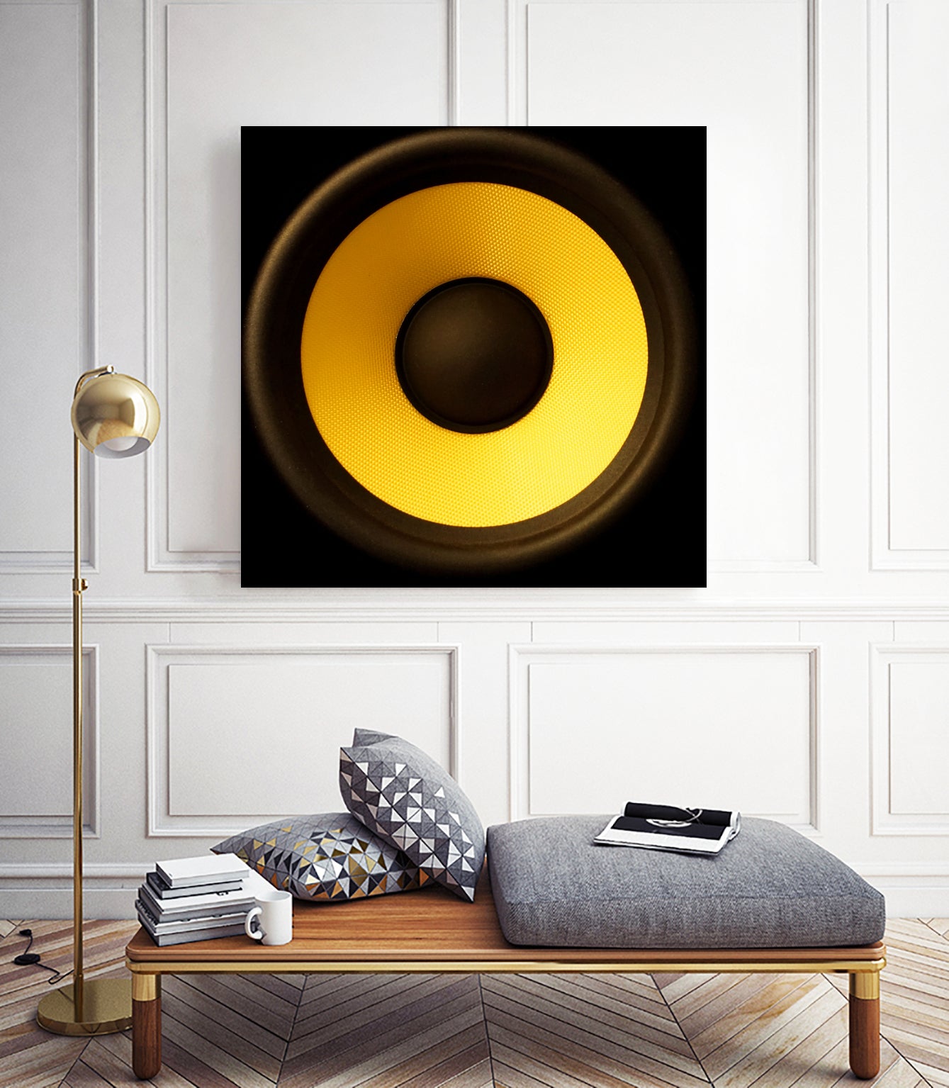 BASS by FREDERIC SMEETS on GIANT ART - yellow photo manipulation
