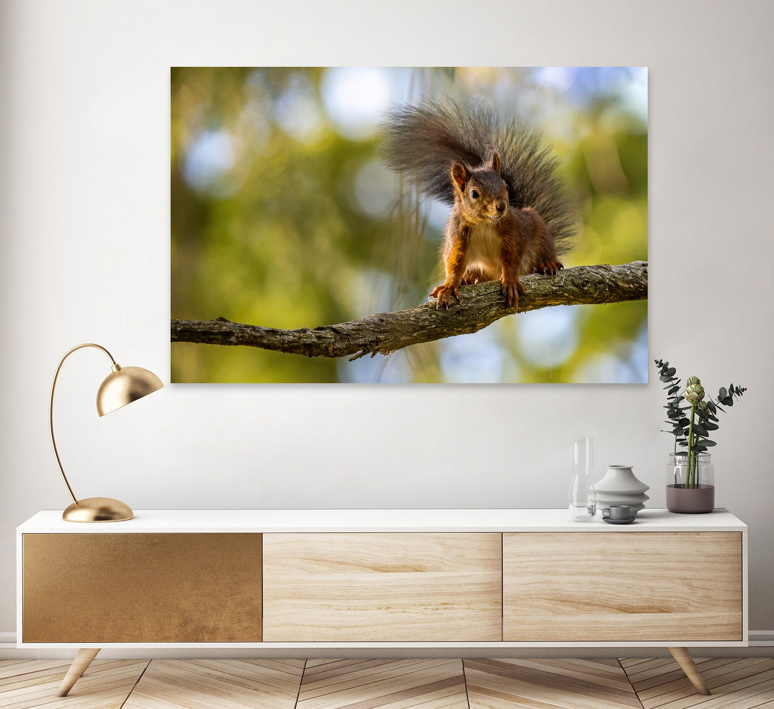 Ecureuil by NICOLAS GROFFAL on GIANT ART - brown photo illustration