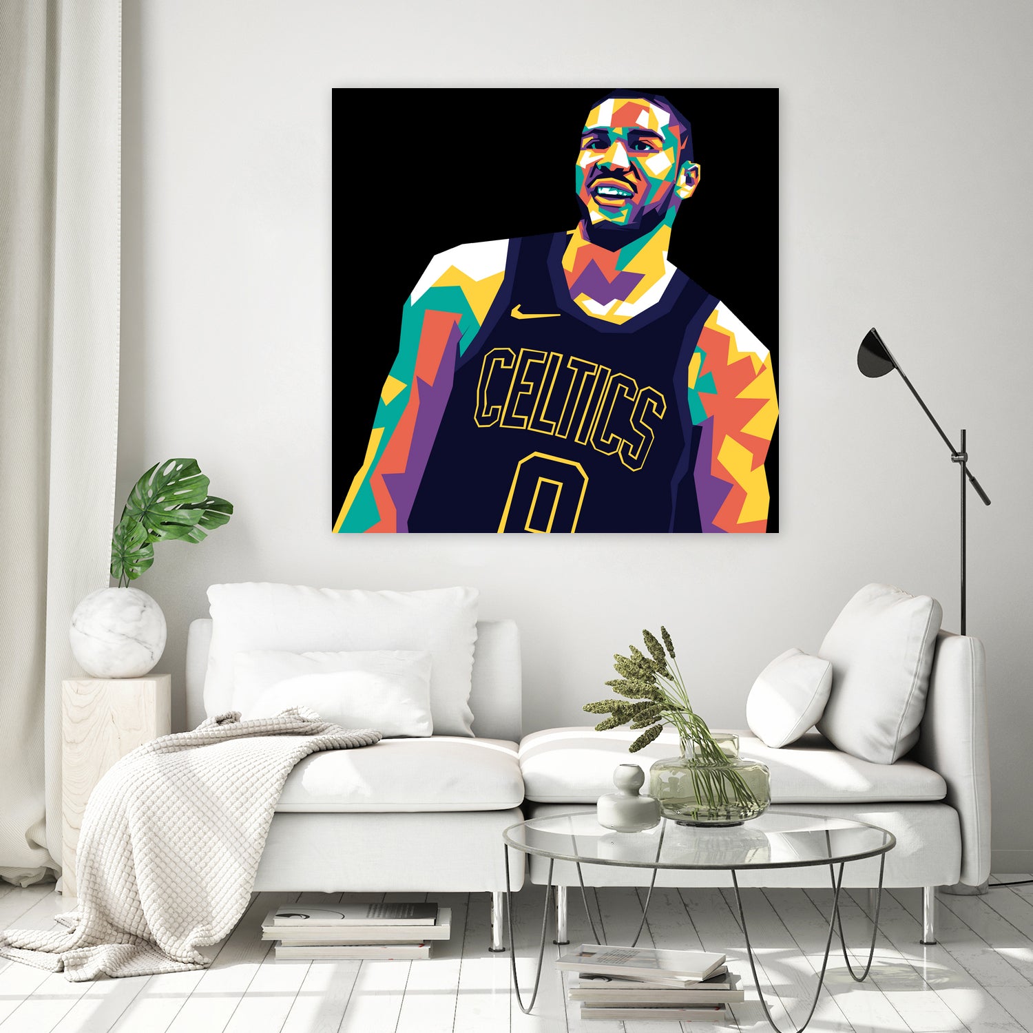 Jayson Tatum by saidi say on GIANT ART - black digital painting