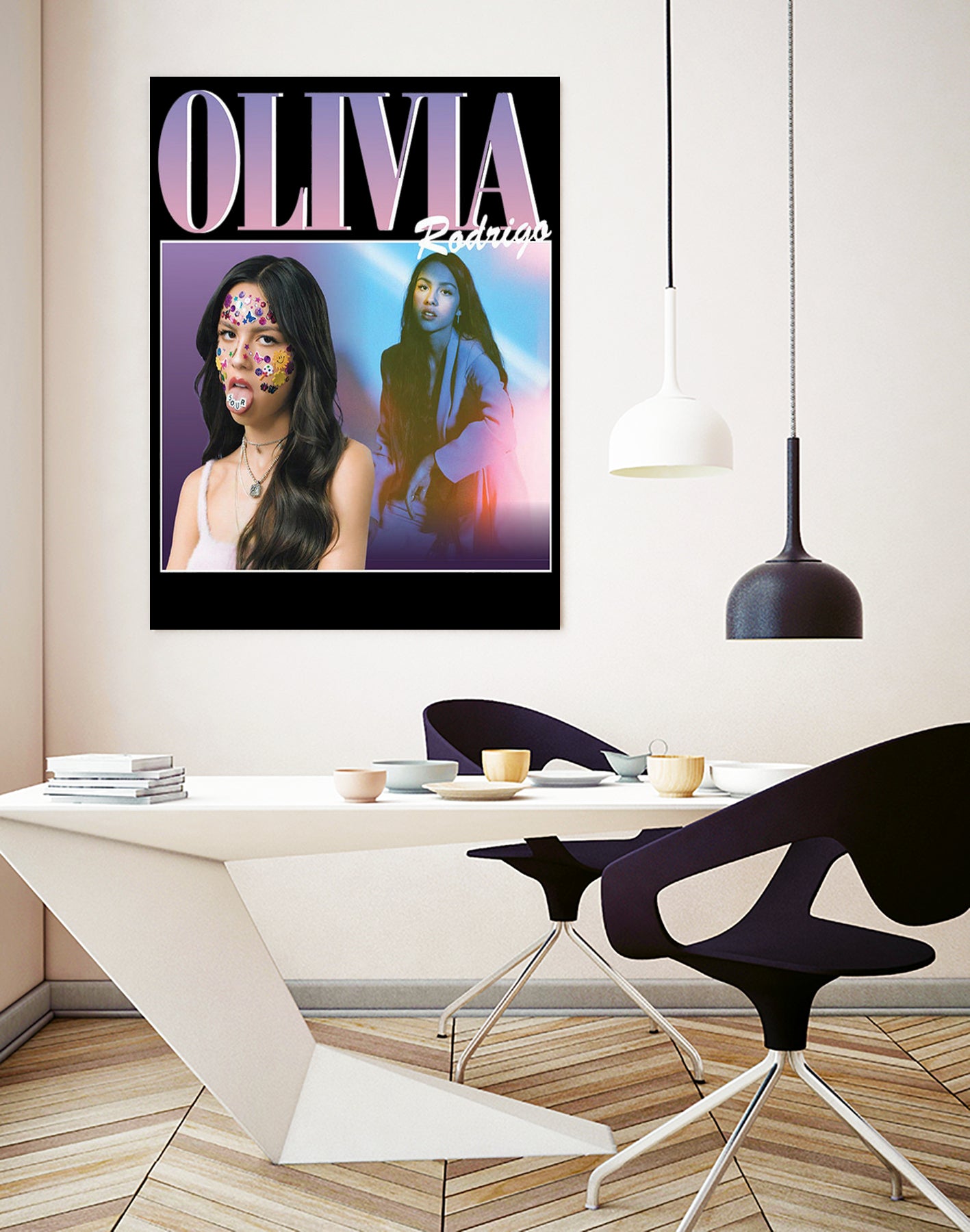Olivia Rodrigo 90s Vintage by Nguyet Nguyen Thi Bich on GIANT ART - black digital painting