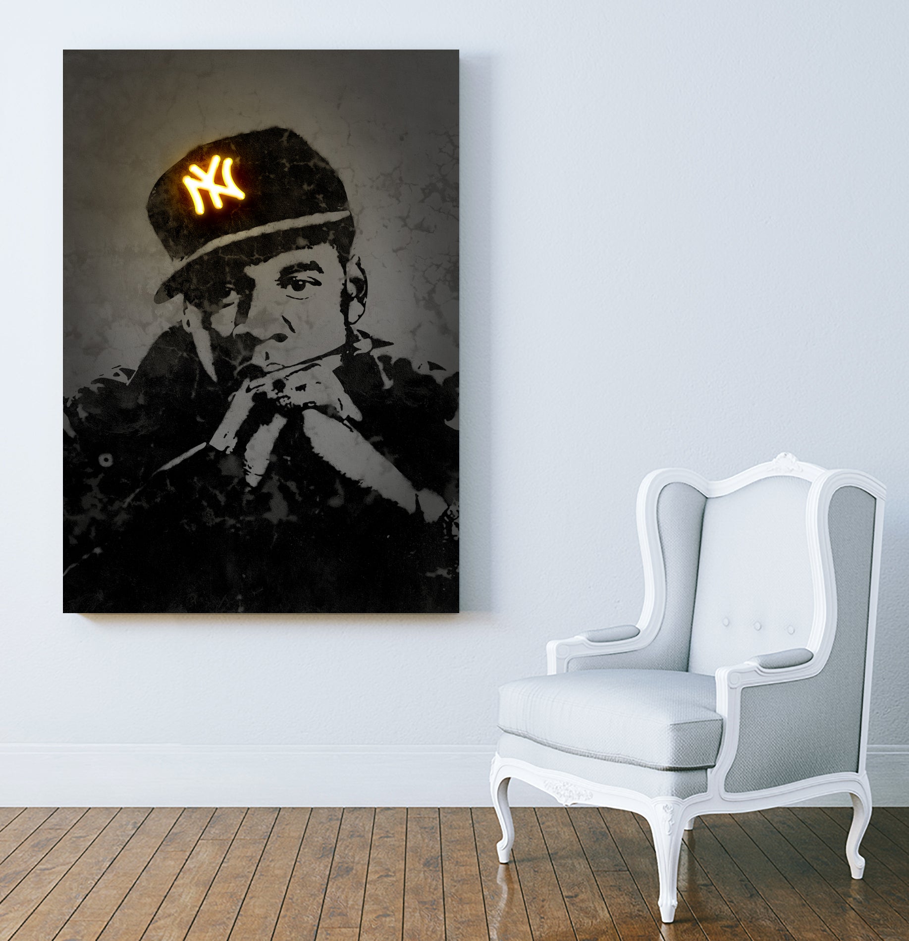 Jay Z by Octavian Mihai Mielu on GIANT ART - gray digital painting