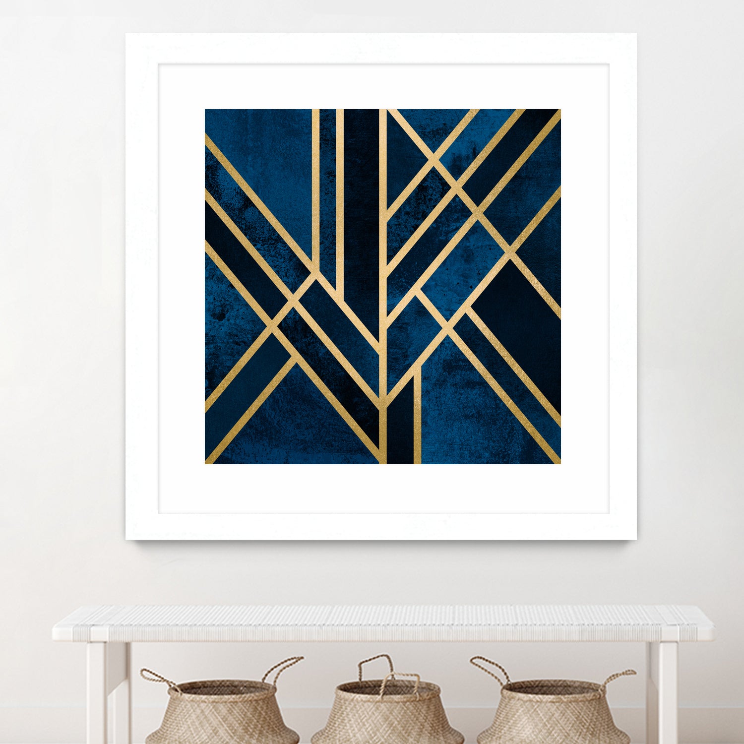 Art Deco Midnight by Elisabeth Fredriksson on GIANT ART - blue digital painting