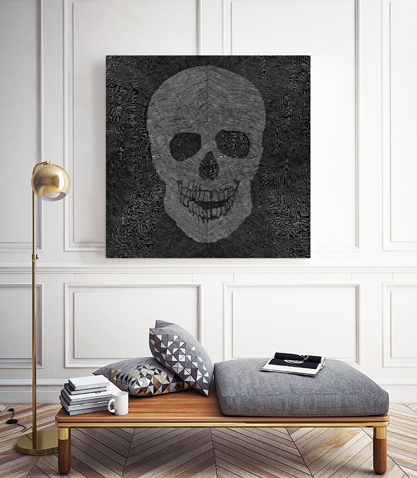 Memento Mori IV (17 hours) by Victor Fitzsimons on GIANT ART - black digital drawing