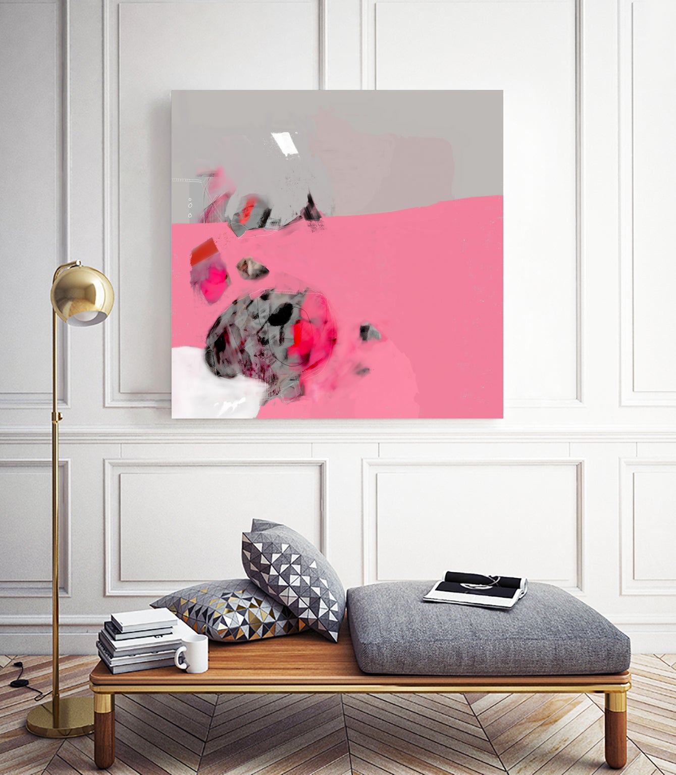 Volonté, by Octal Pixel on GIANT ART - pink digital painting