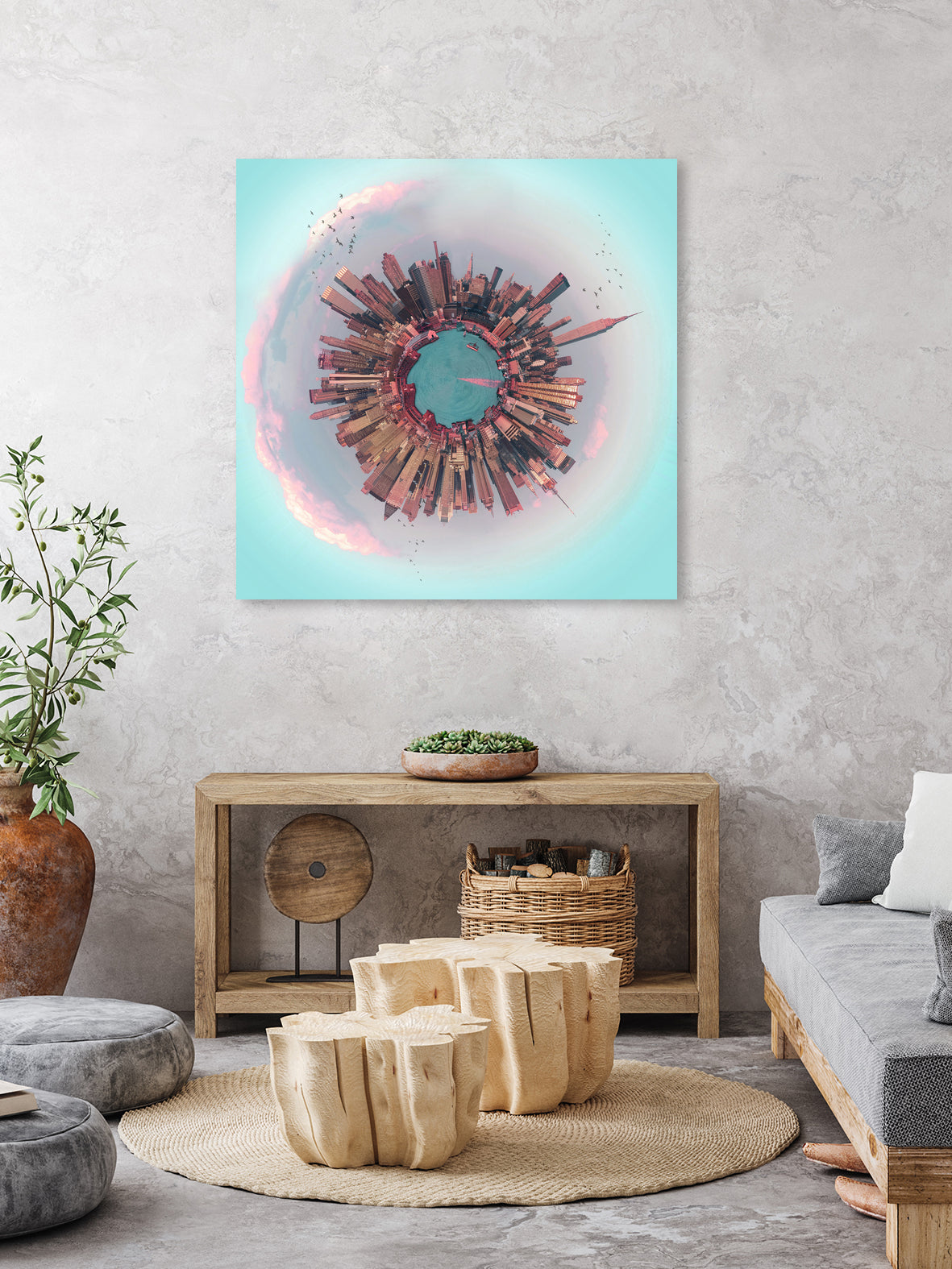 New York City mini world by Vin Zzep on GIANT ART - white photo illustration