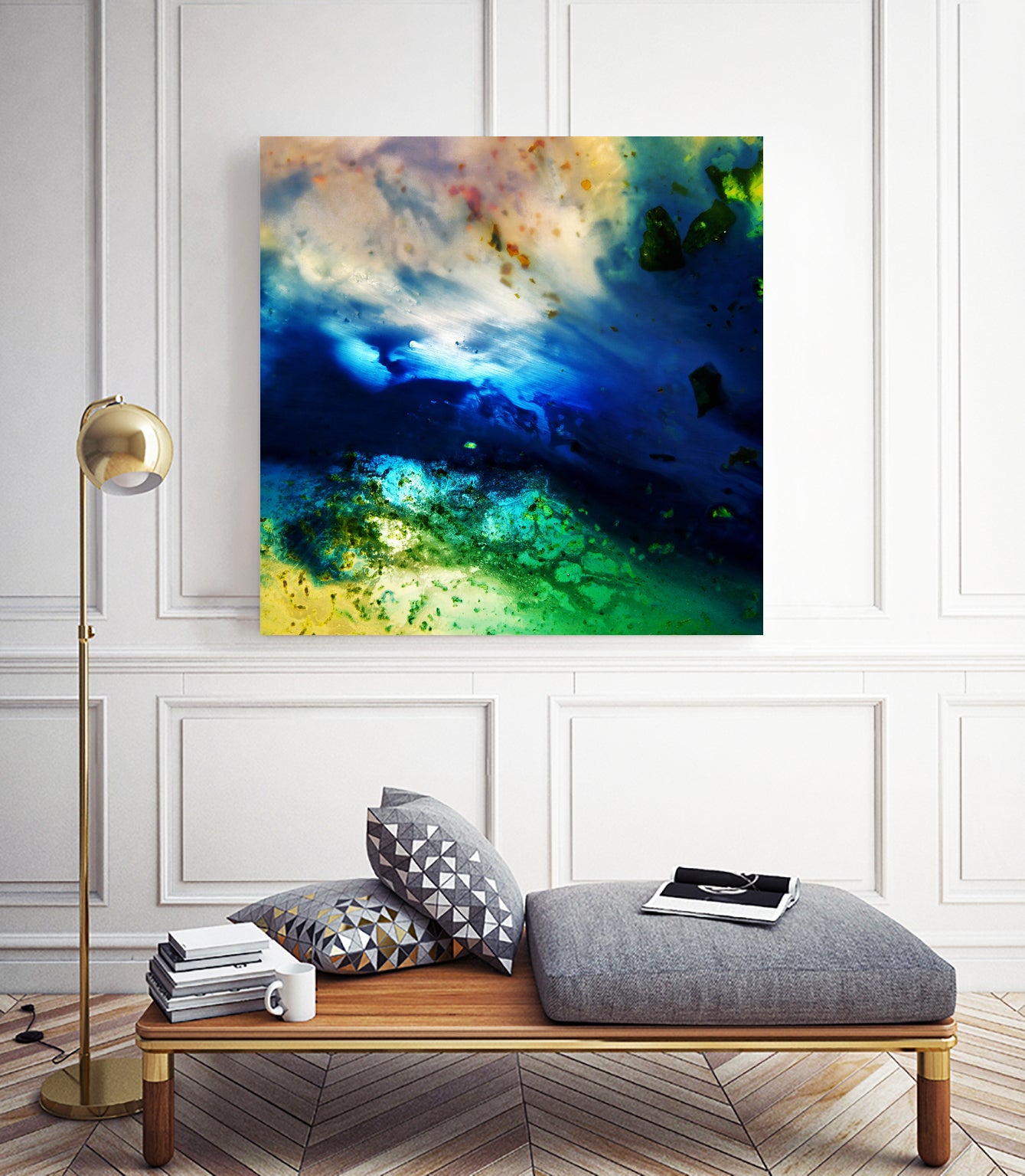Under the sea by Pierre Mahieu on GIANT ART - blue digital painting