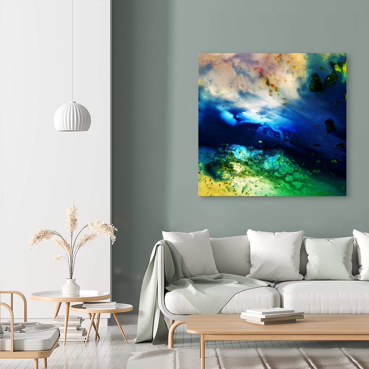 Under the sea by Pierre Mahieu on GIANT ART - blue digital painting
