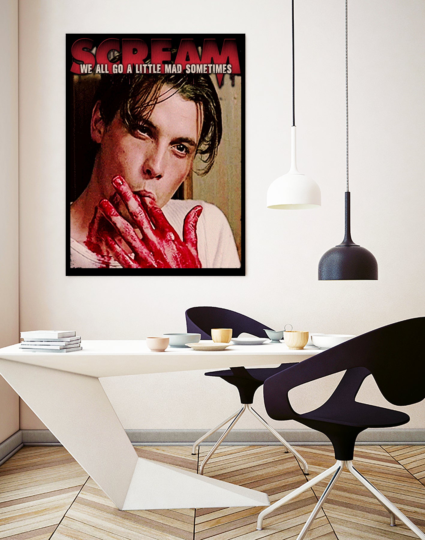 Billy Loomis Scream Horror Movie 1996 by Nguyet Nguyen Thi Bich on GIANT ART - red character design