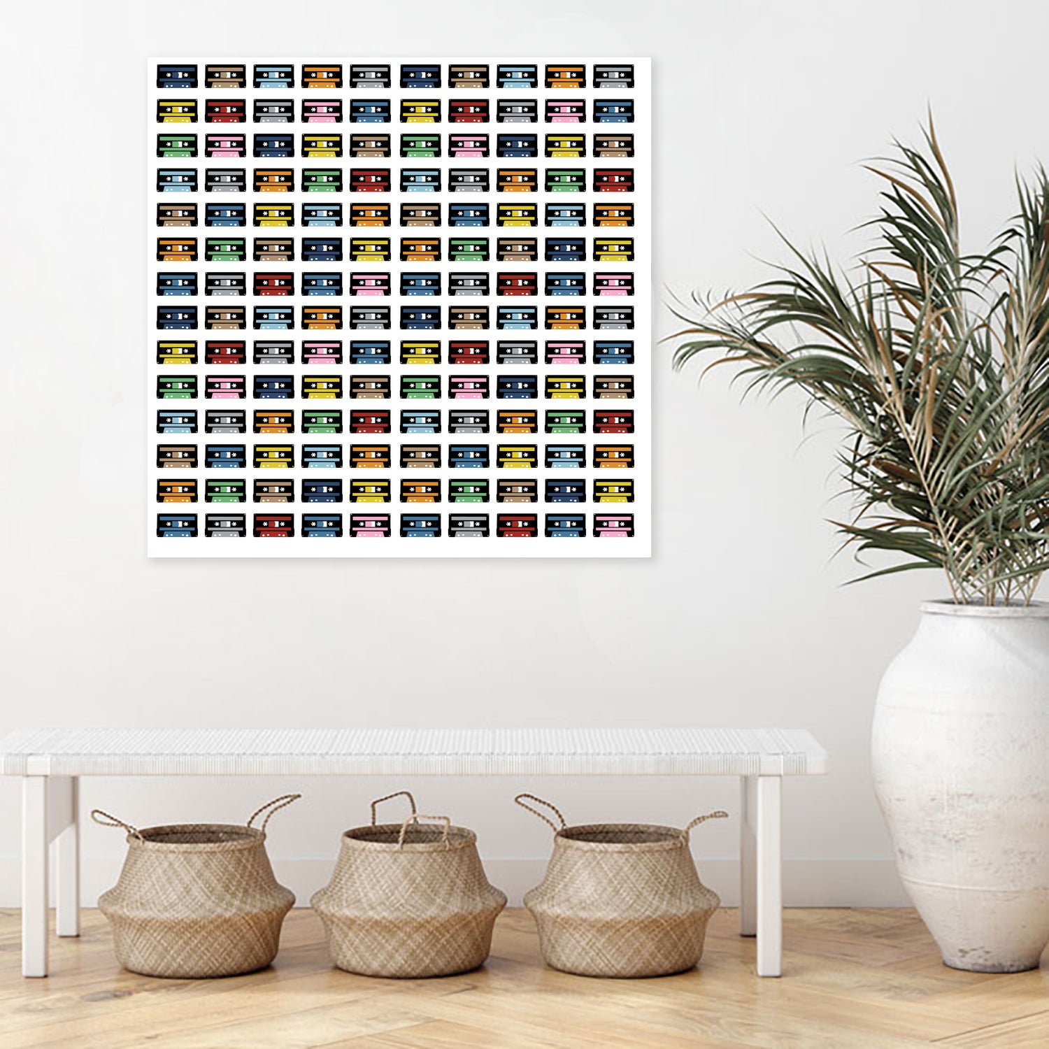 140 Rainbow Tapes by Emeline Tate-Robertson on GIANT ART - blue digital painting