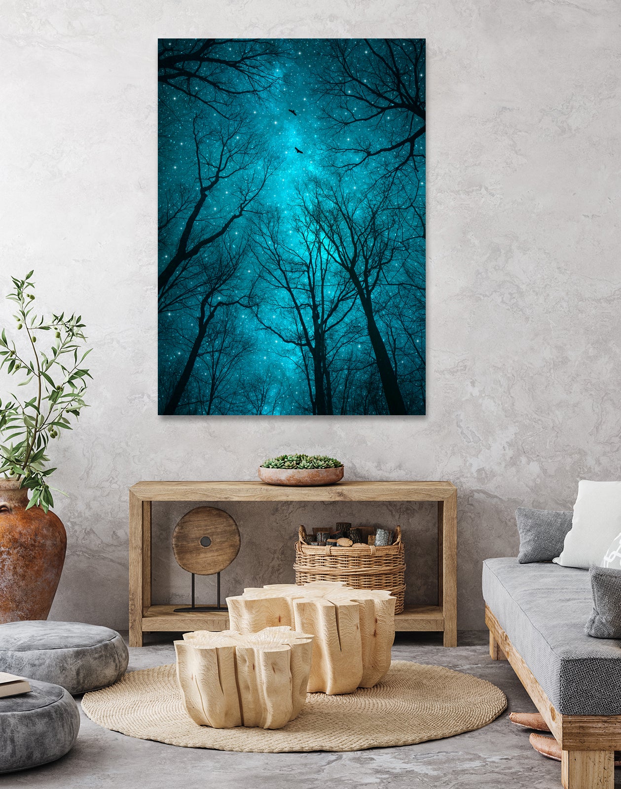 Stars Can't Shine Without Darkness by Soaring Anchor on GIANT ART - blue photo manipulation