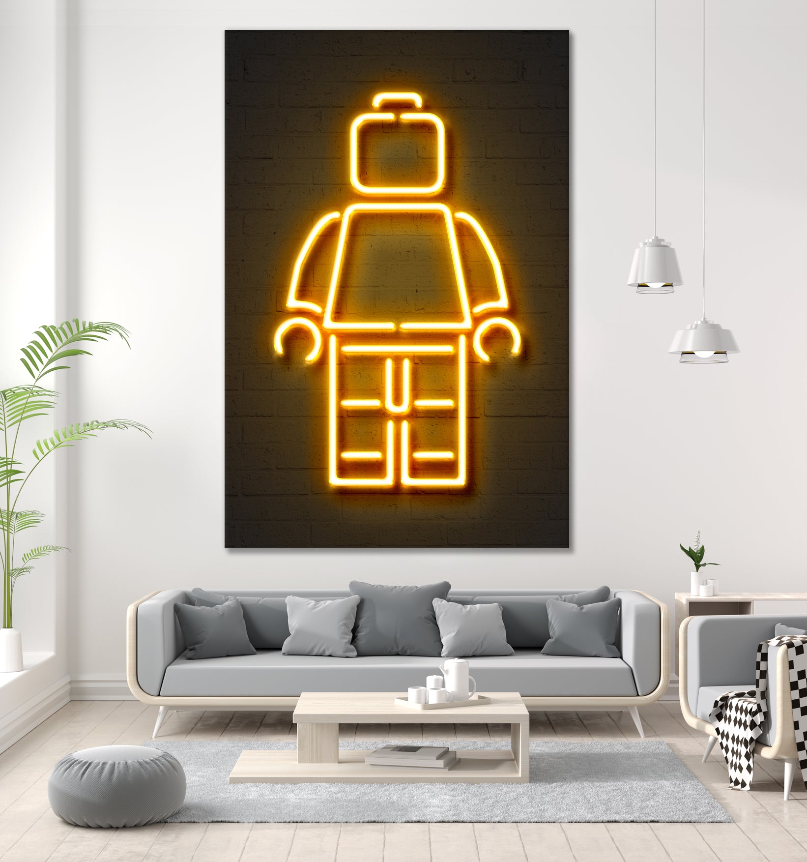 Minifig by Octavian Mihai Mielu on GIANT ART - yellow 3d art