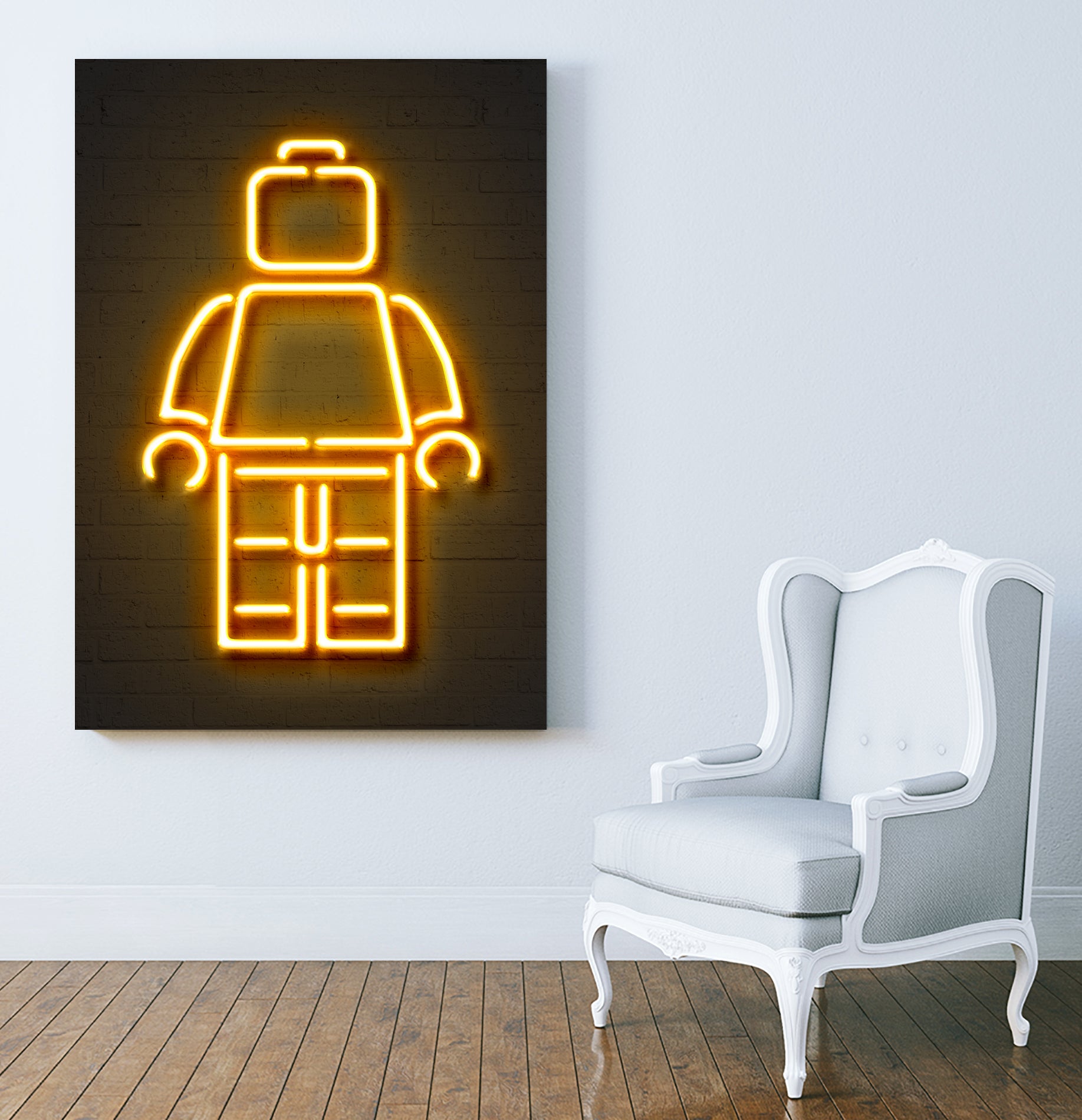 Minifig by Octavian Mihai Mielu on GIANT ART - yellow 3d art