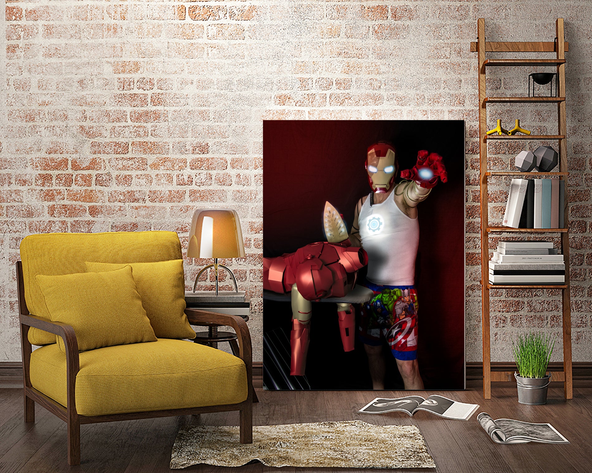 Iron Man by Randy Turnbow on GIANT ART - red photo manipulation