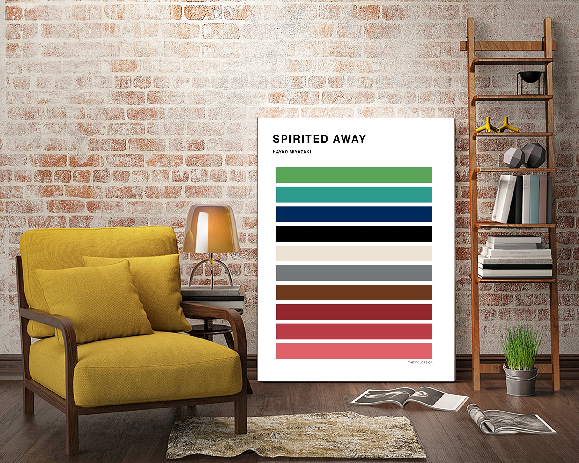 The Colors of Spirited Away by Hyo Kim on GIANT ART - black digital drawing