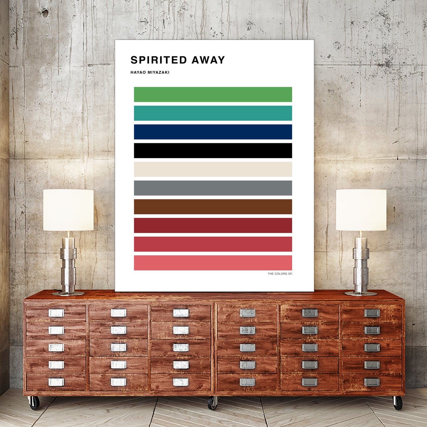 The Colors of Spirited Away by Hyo Kim on GIANT ART - black digital drawing