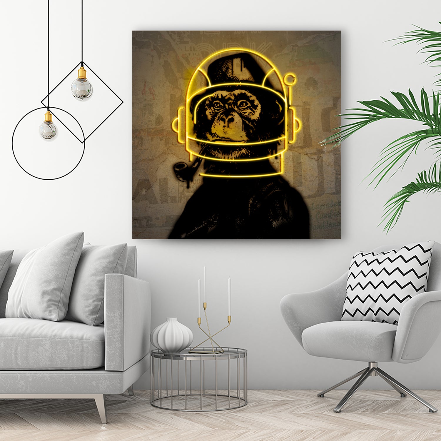 D.A STREET 3 by Danilo de Alexandria on GIANT ART - yellow digital painting